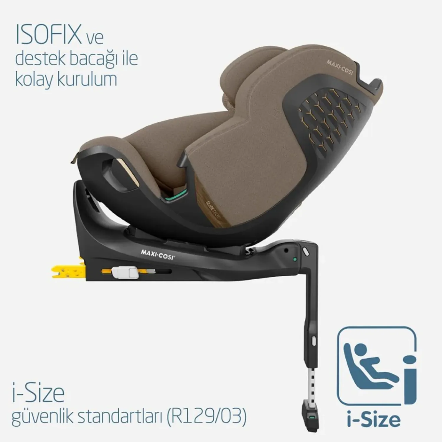 Maxi Cosi Emerald 360 Pro Slidetech Oto Koltuğu 0-36 Kg Authentic Truffle