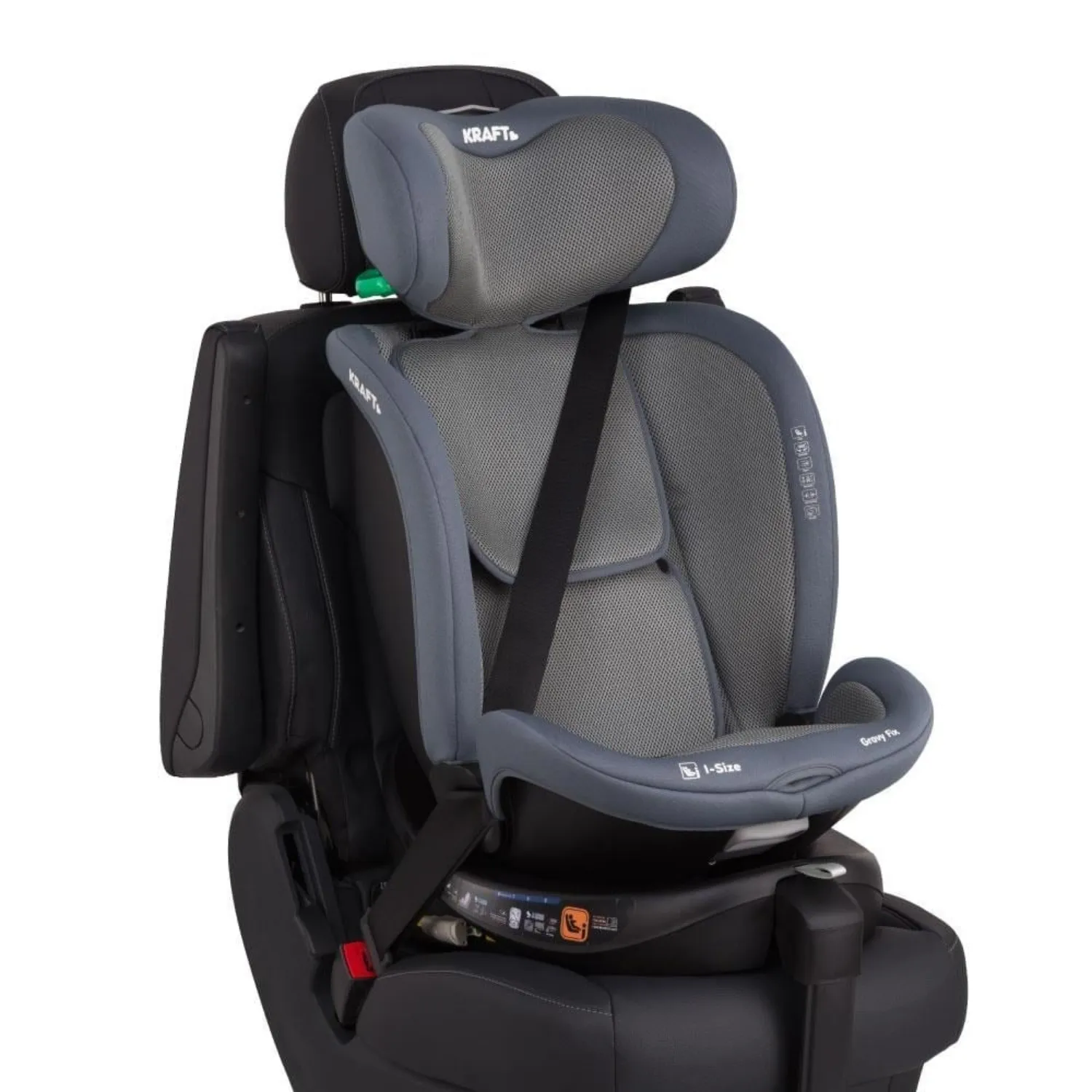 Kraft Grovy I-Size Oto Koltuğu 0-36 Kg Black