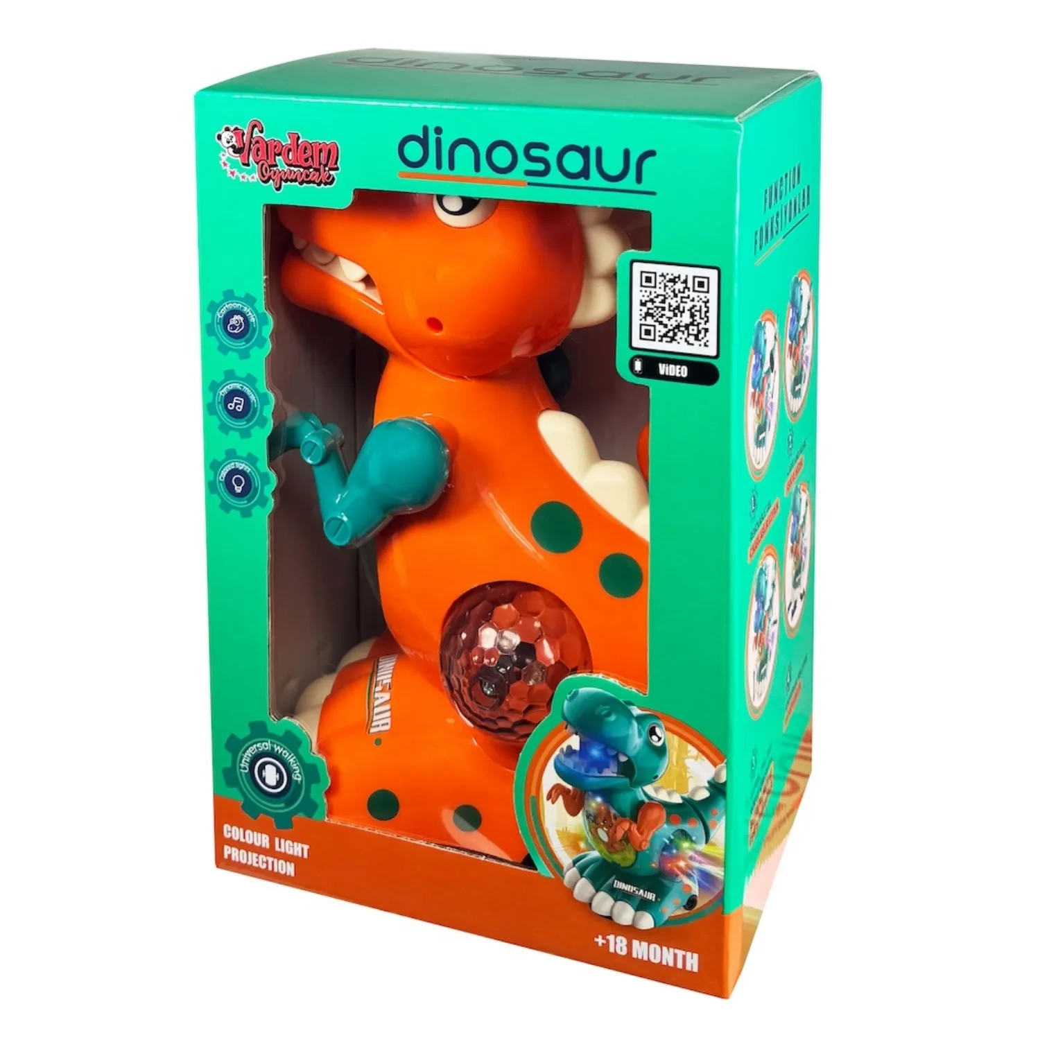 Vardem Işıklı Müzikli Hareketli Dinozor