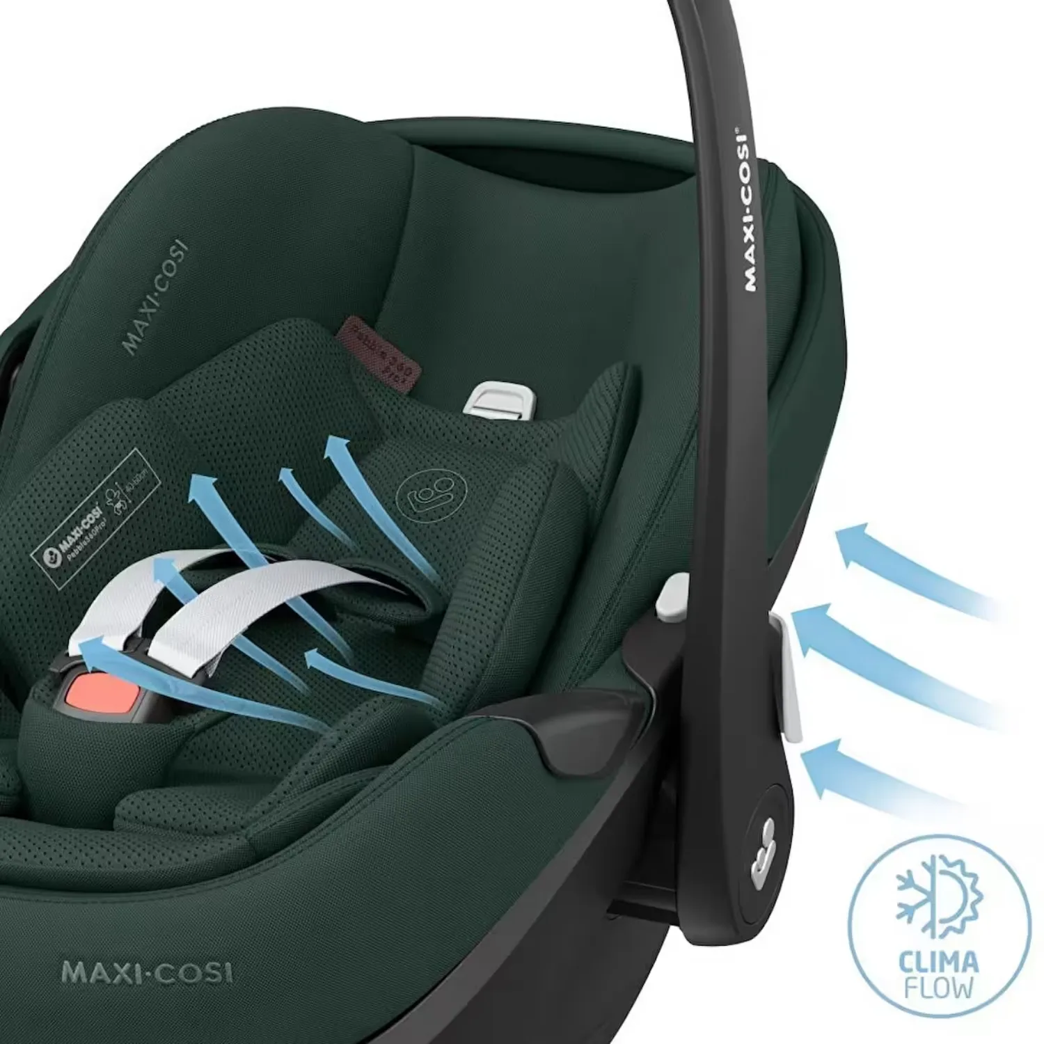 Maxi Cosi Pebble SlideTech Tam Yatabilen Oto Koltuğu 0-13 Kg Twillic Green