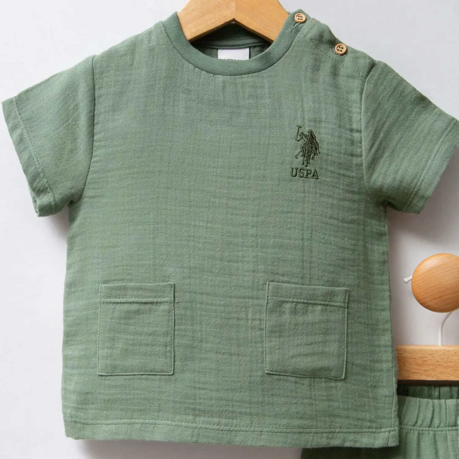 U.S. Polo 2li Takım Haki