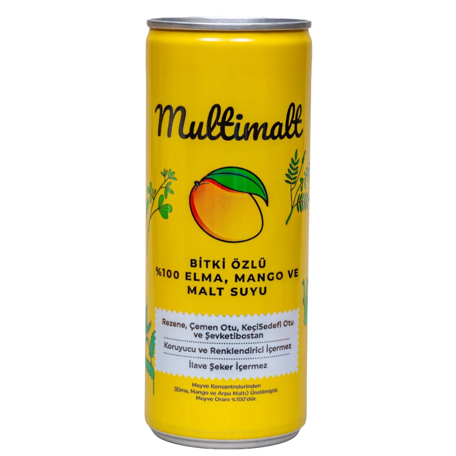 Multimalt Bitki Özlü %100 Elma,Mango Ve Malt Suyu 250 ml