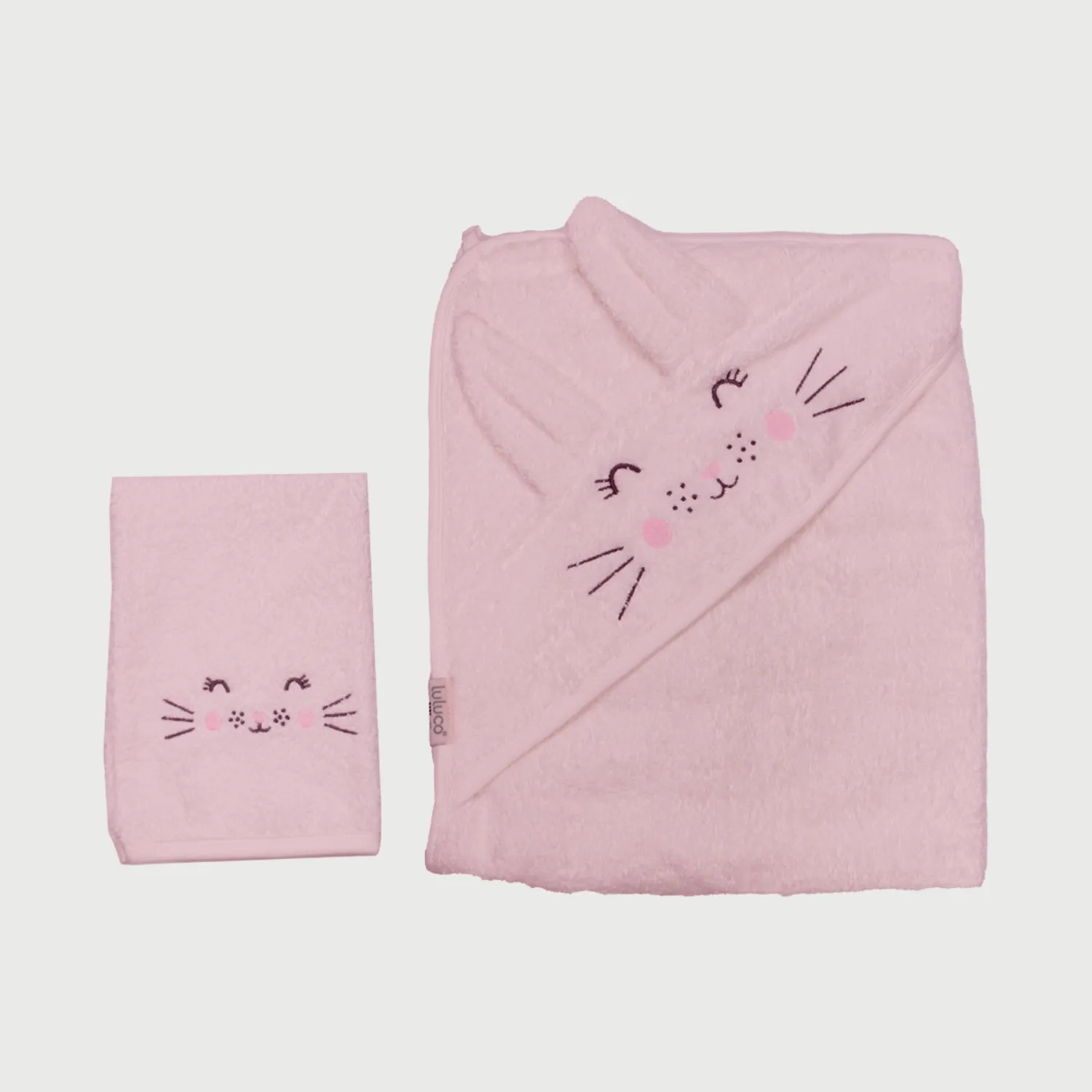 Bistyle Havlu Luluco Sweet Rabbit 75x75cm Pembe