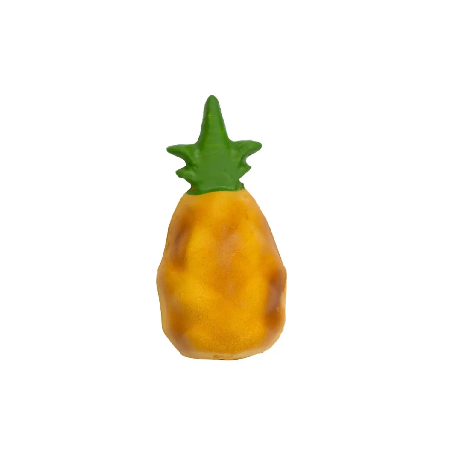 Hubble Doğal Bebek Diş Kaşıyıcı Ve Oyuncağı Ananas