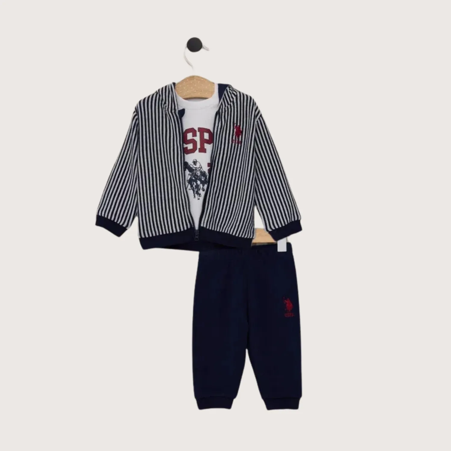 U.S. Polo 3lü Takım Lacivert
