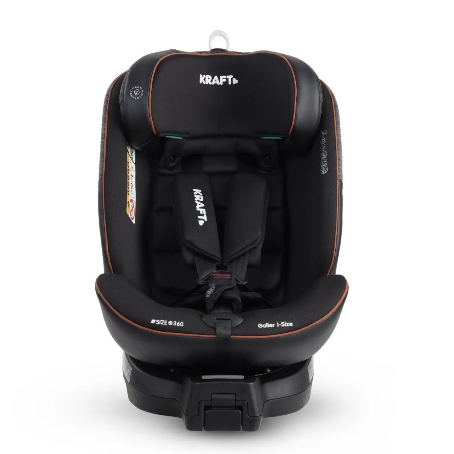 Kraft Galler I-Size Oto Koltuğu 0-36 Kg Koyu Gri
