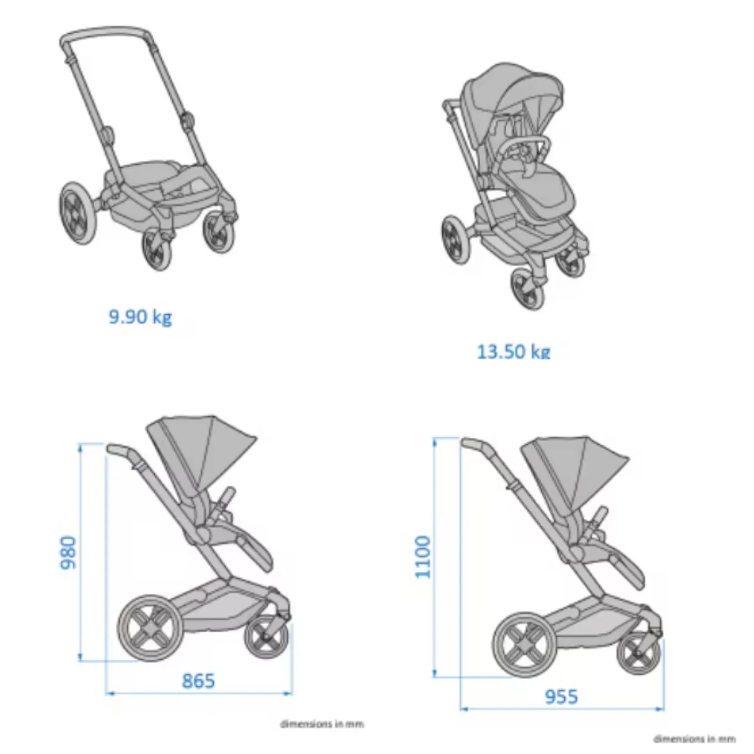 Maxi-Cosi Fame Bebek Arabası Twillic Graphite 