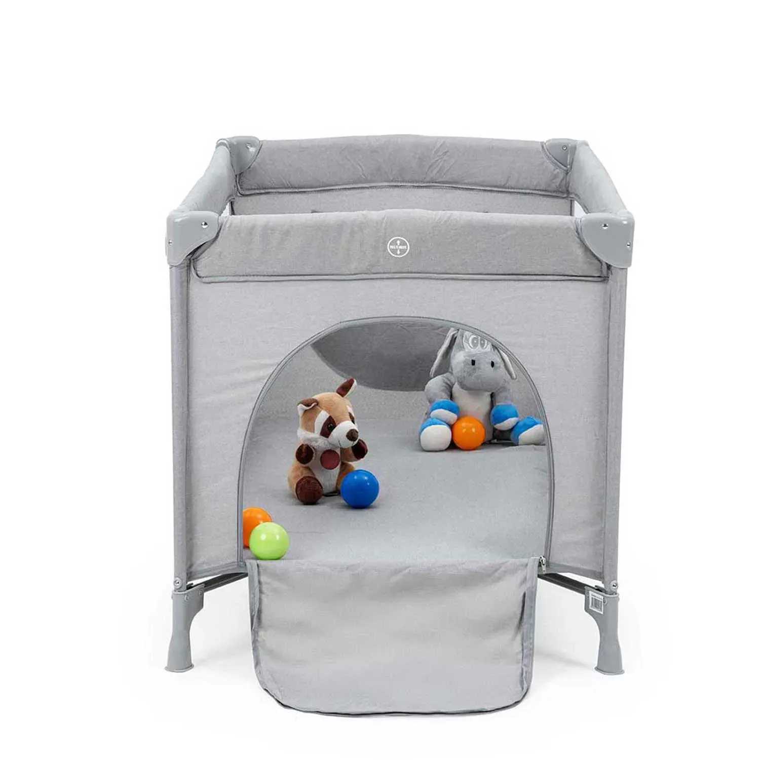 Kanz Pretty Plus Yatak Hediyeli Anne Yanı Oyun Parkı 70x120 cm Gri