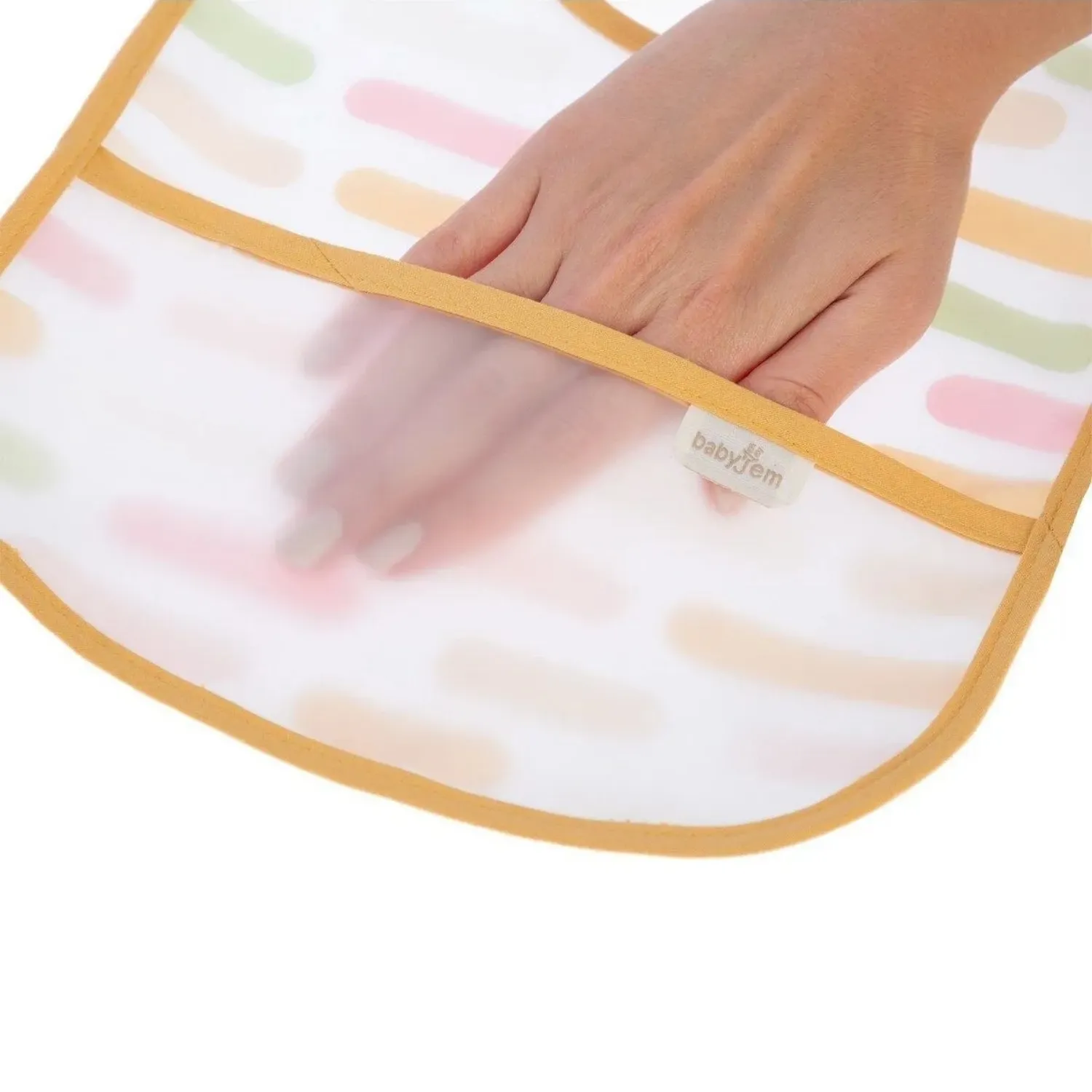 Babyjem Leke Tutmaz Önlük Pastel Şeritler