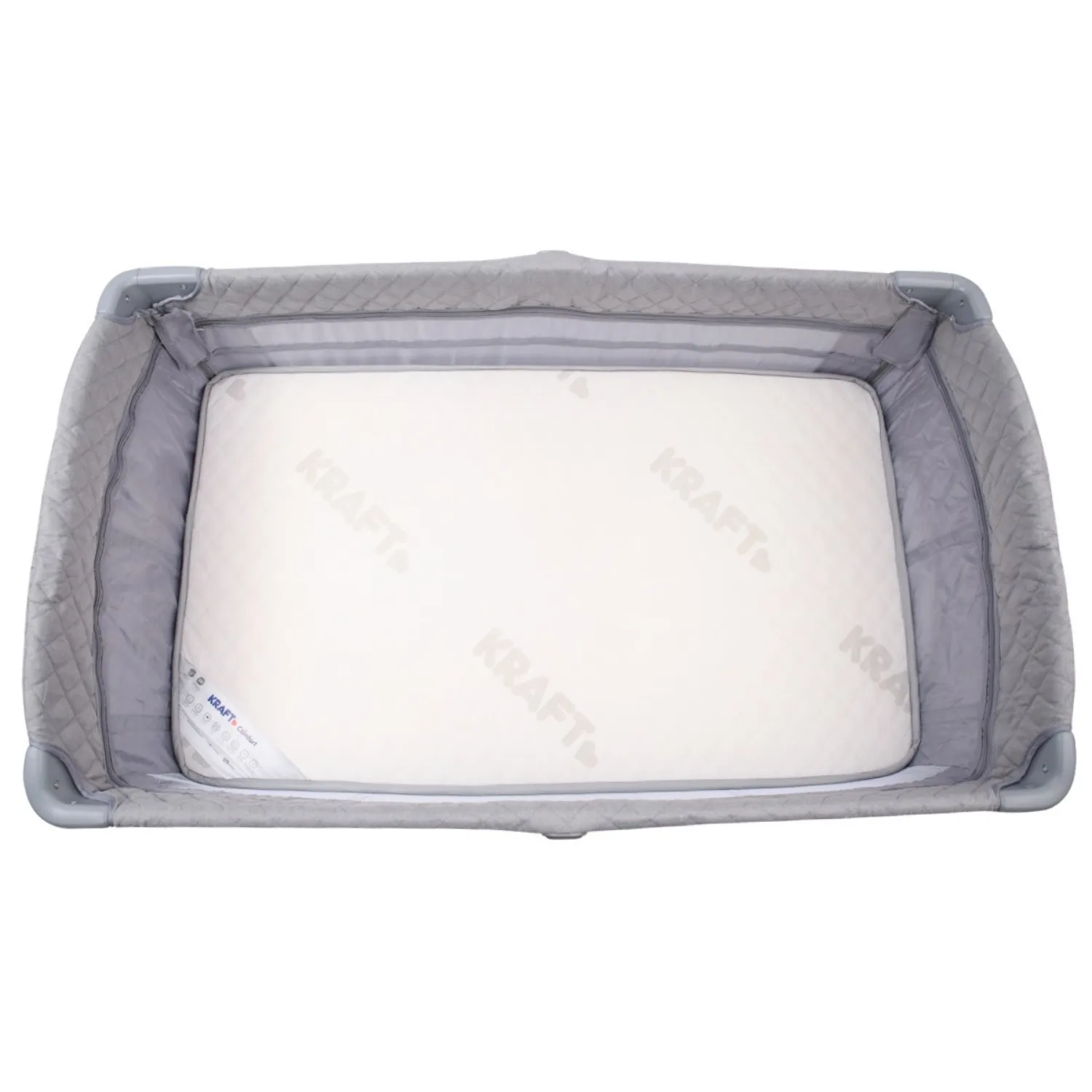 Kraft Paris Anne Yanı Oyun Parkı 70x120 cm Light Grey