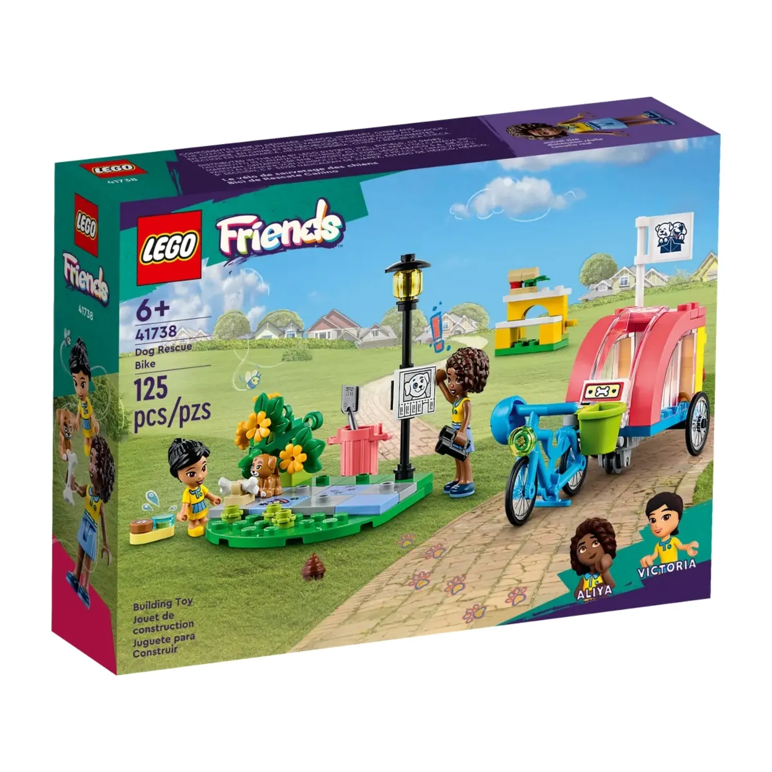 LEGO Friends Köpek Kurtarma Bisikleti 41738