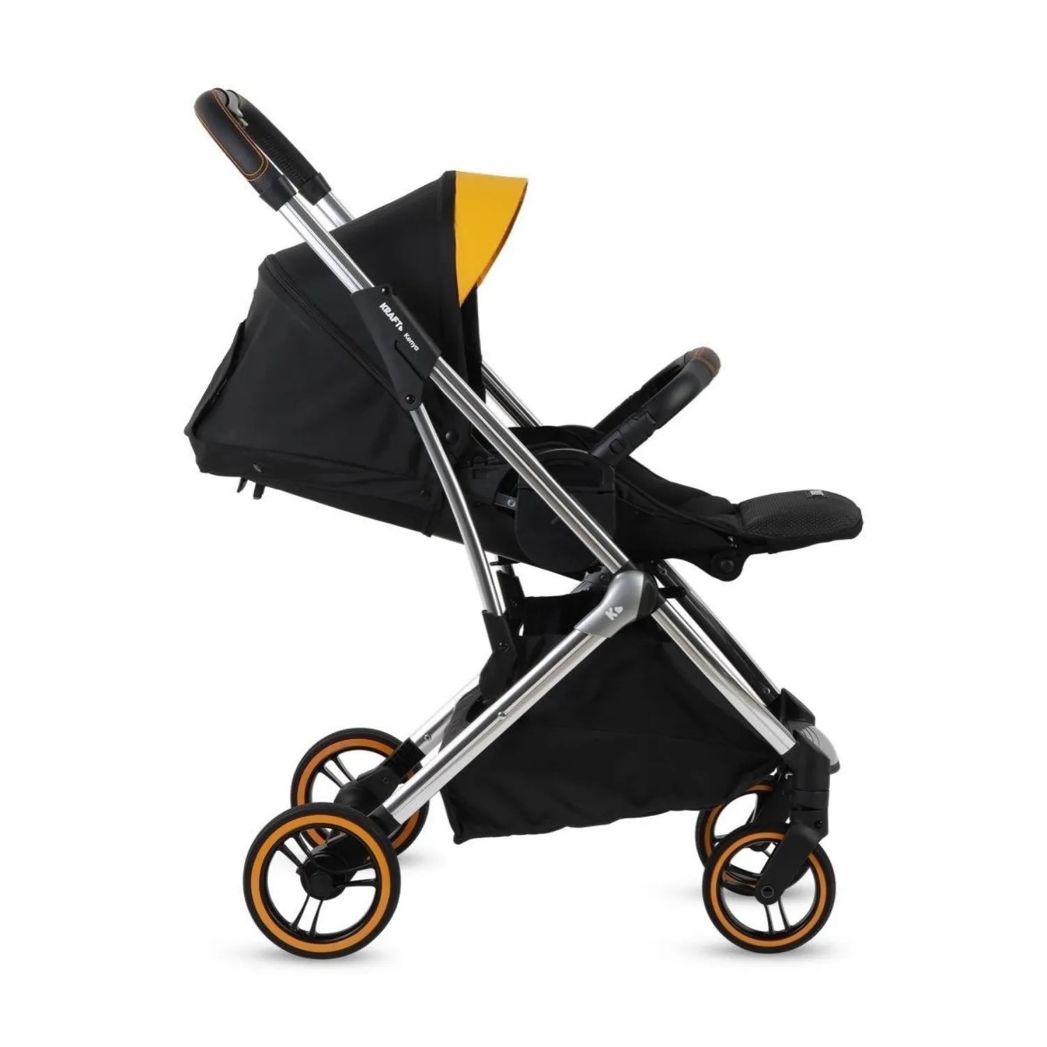 Kraft Kenya I-Size Travel Sistem Bebek Arabası Black Yellow