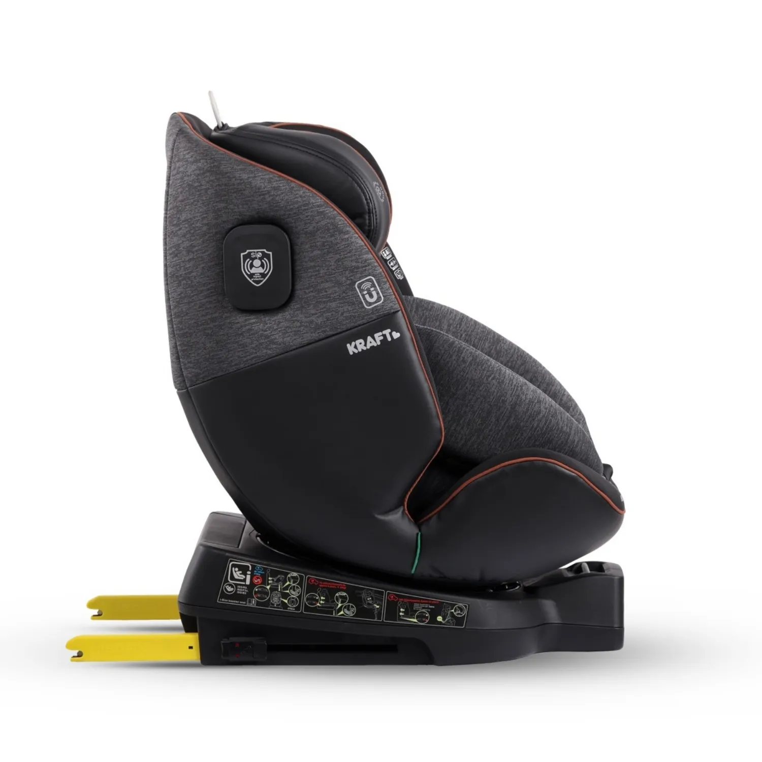 Kraft Galler I-Size Oto Koltuğu 0-36 Kg Koyu Gri
