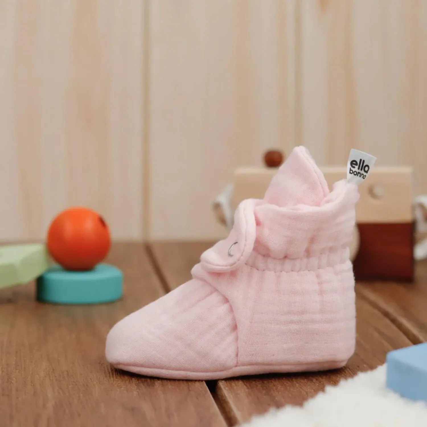 Ella Bonna Panduf Organik Pamuk Müslin Pembe