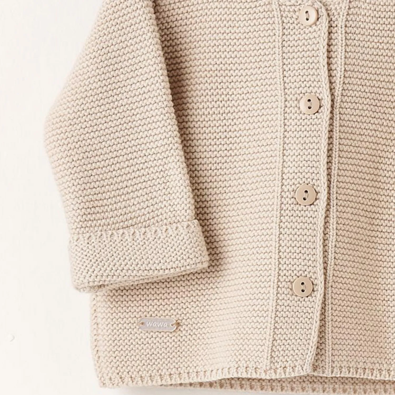 Andy Wawa Ceket Triko Basic  Bej