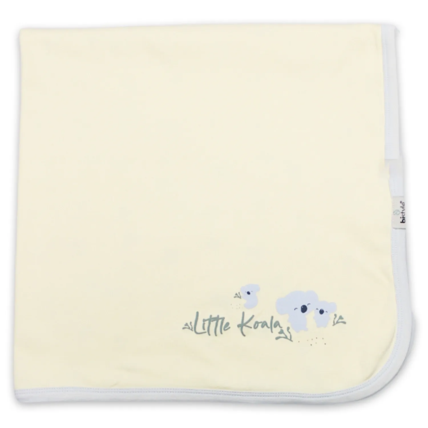 Bistyle Battaniye Penye Little Koala Gri - Sarı - Ekru