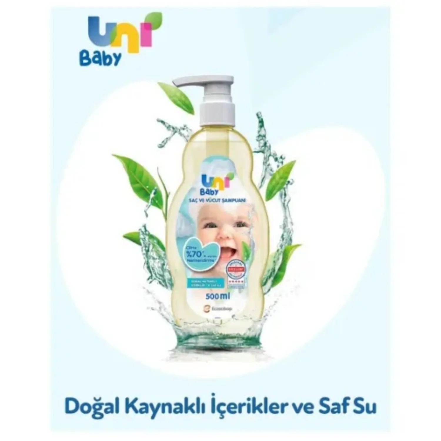 Uni Baby Bebek Şampuanı 500 ml *3
