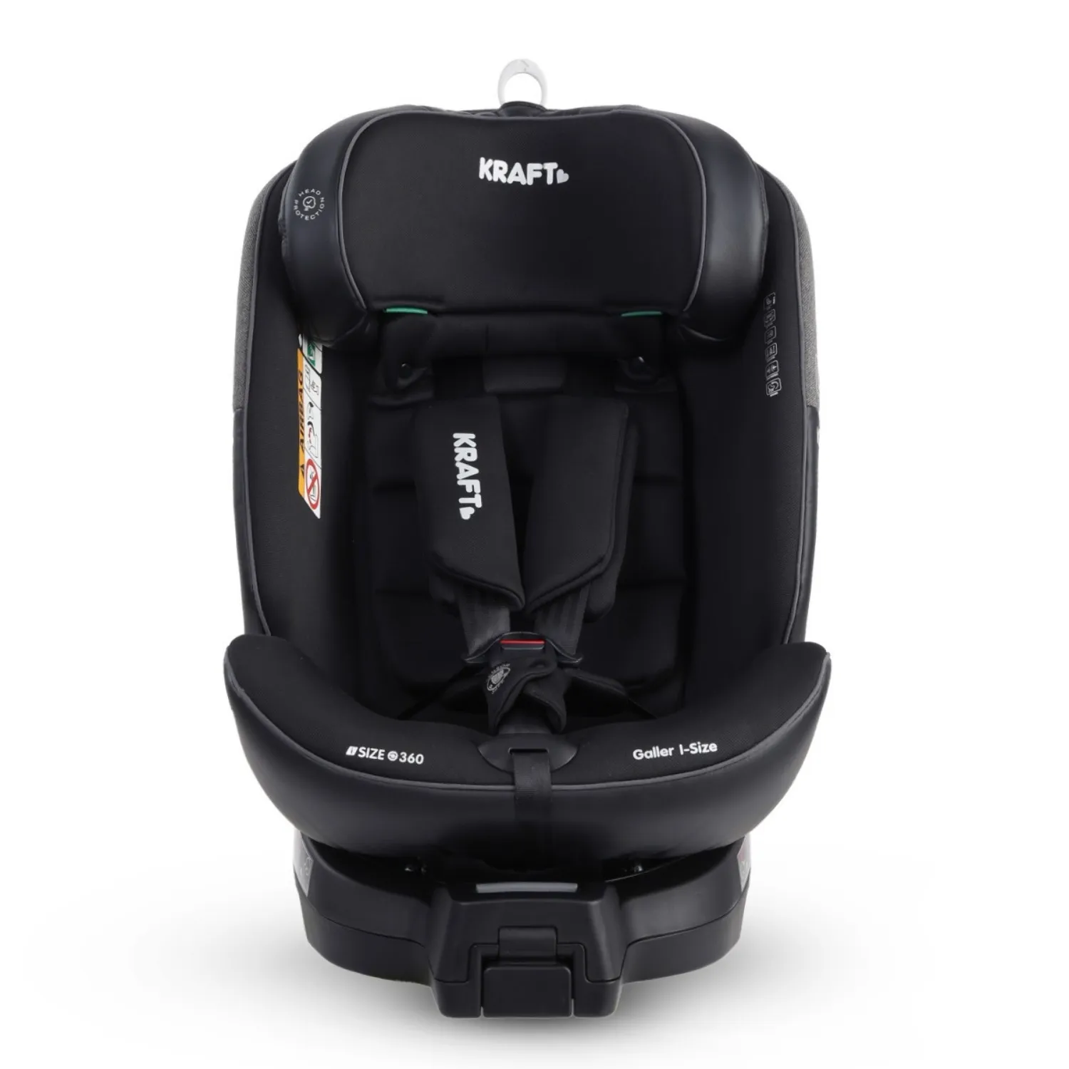 Kraft Galler I-Size Oto Koltuğu 0-36 Kg Koyu Gri
