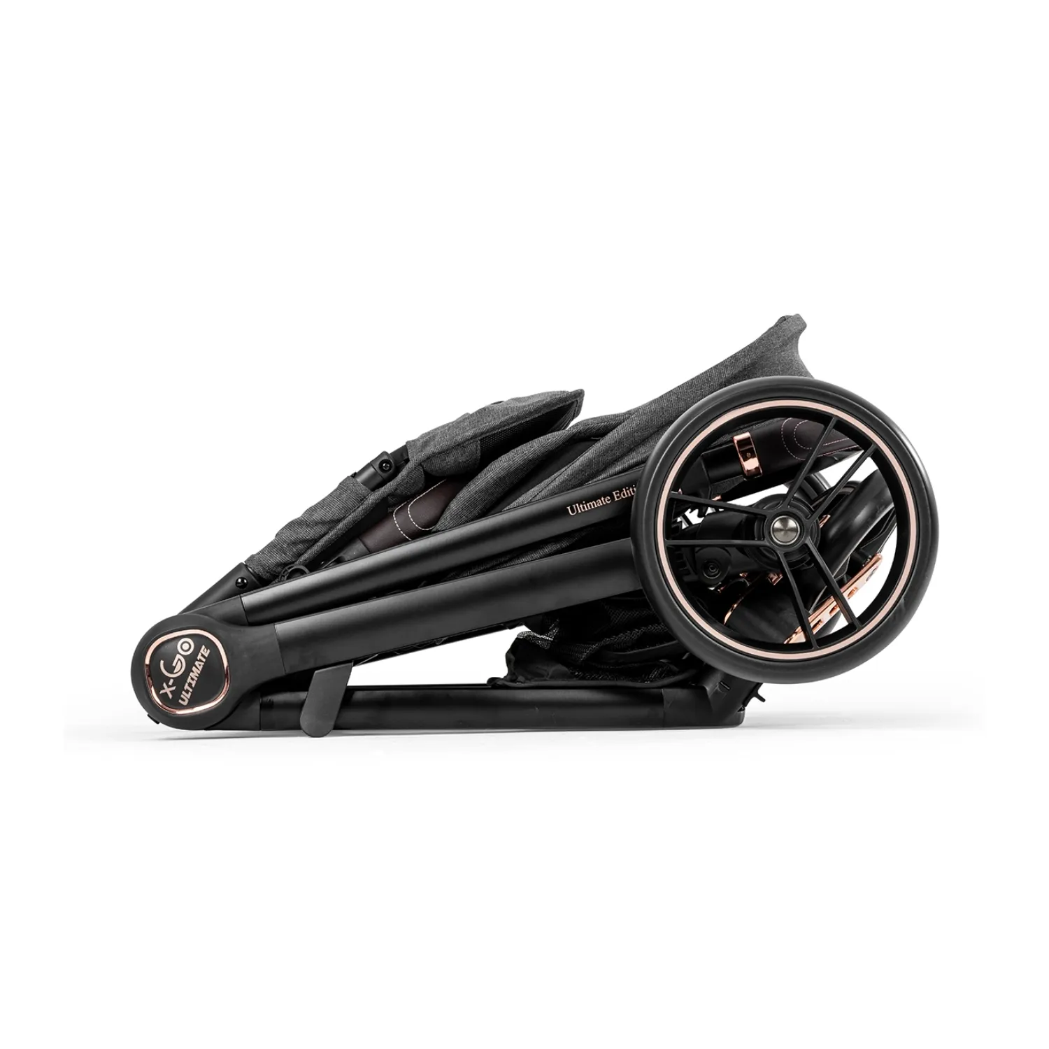 Kanz X-Go Ultimate Travel Sistem Bebek Arabası Rose Gold Gri