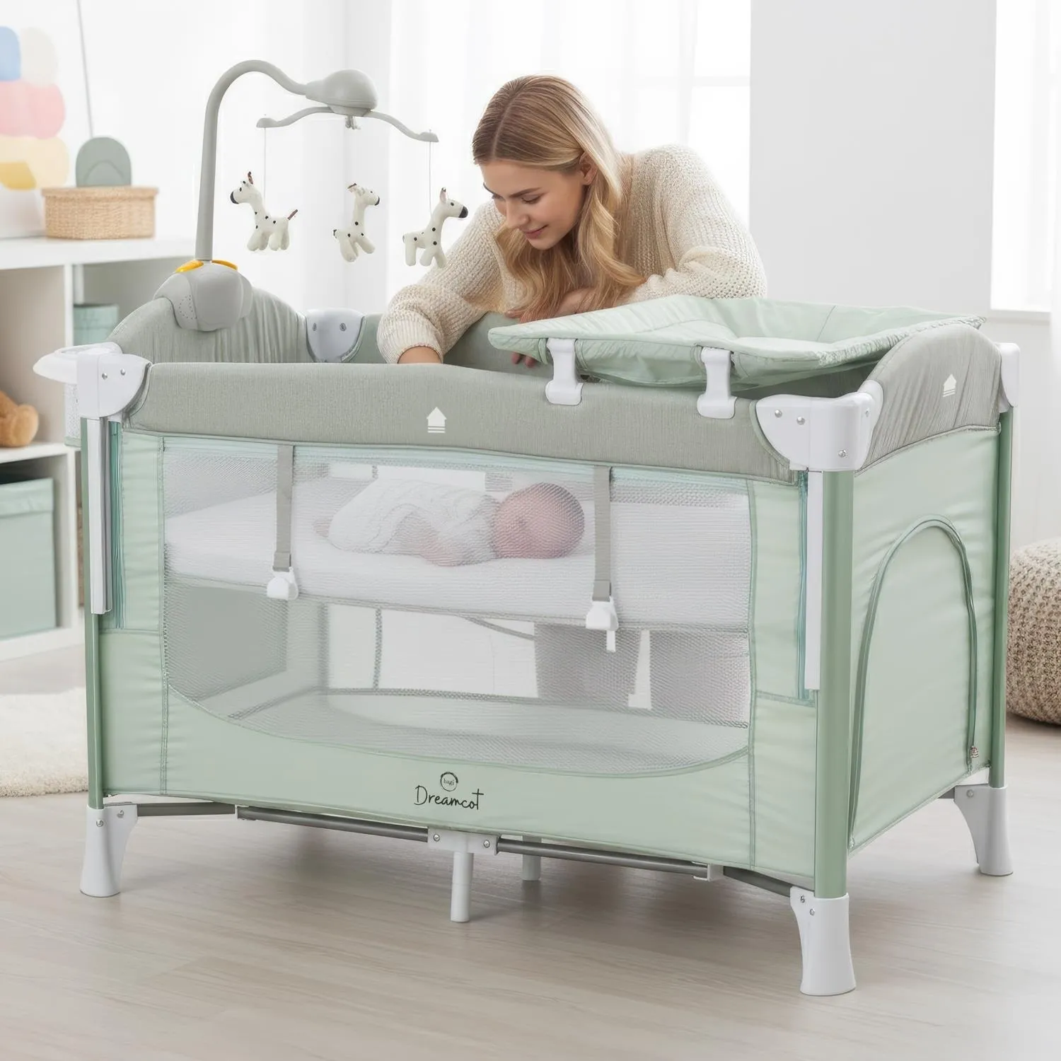 Bagi Dreamcot Oyun Parkı 70x100 cm Green