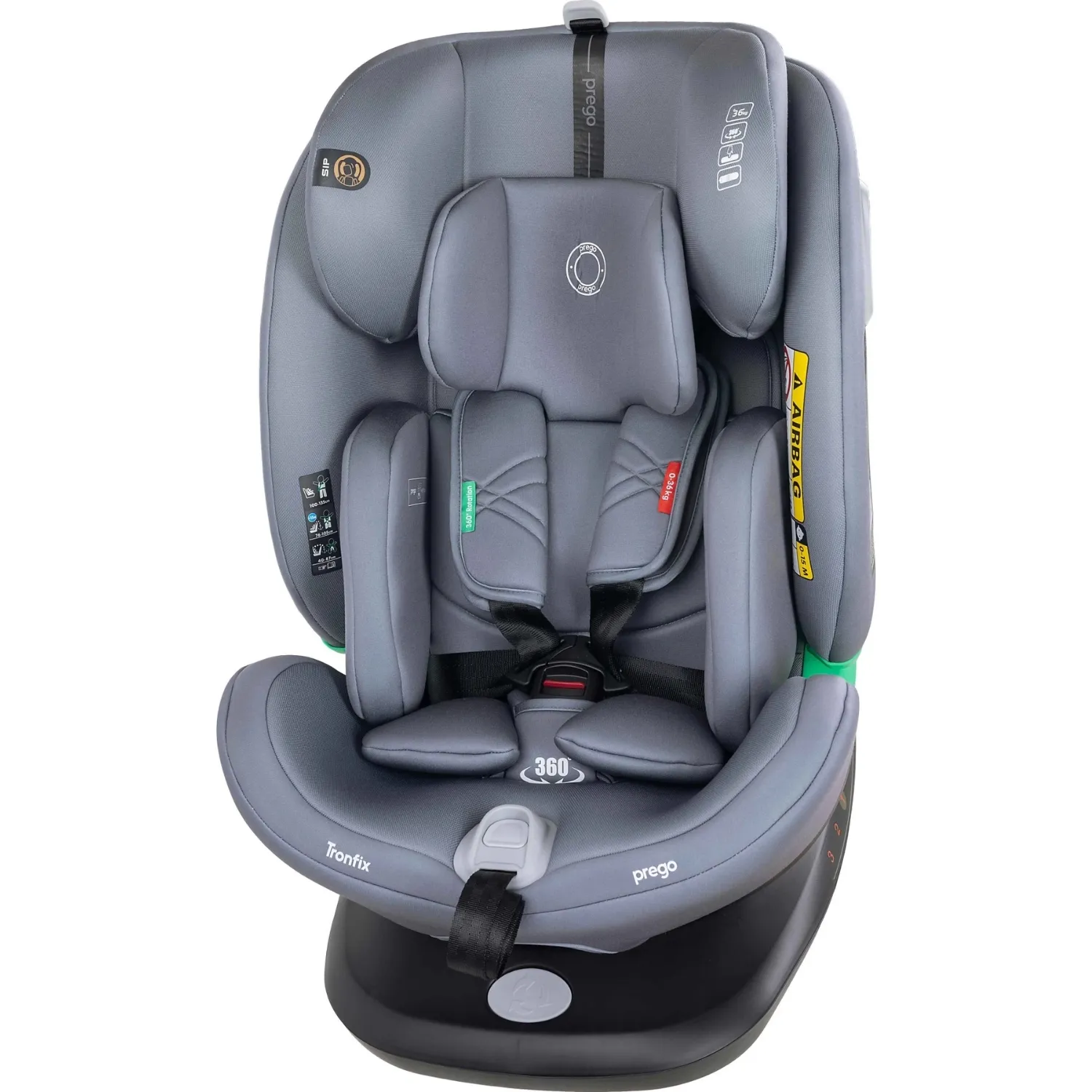 Prego Q9004 Tronfıx I-Size Oto Koltuğu Gri
