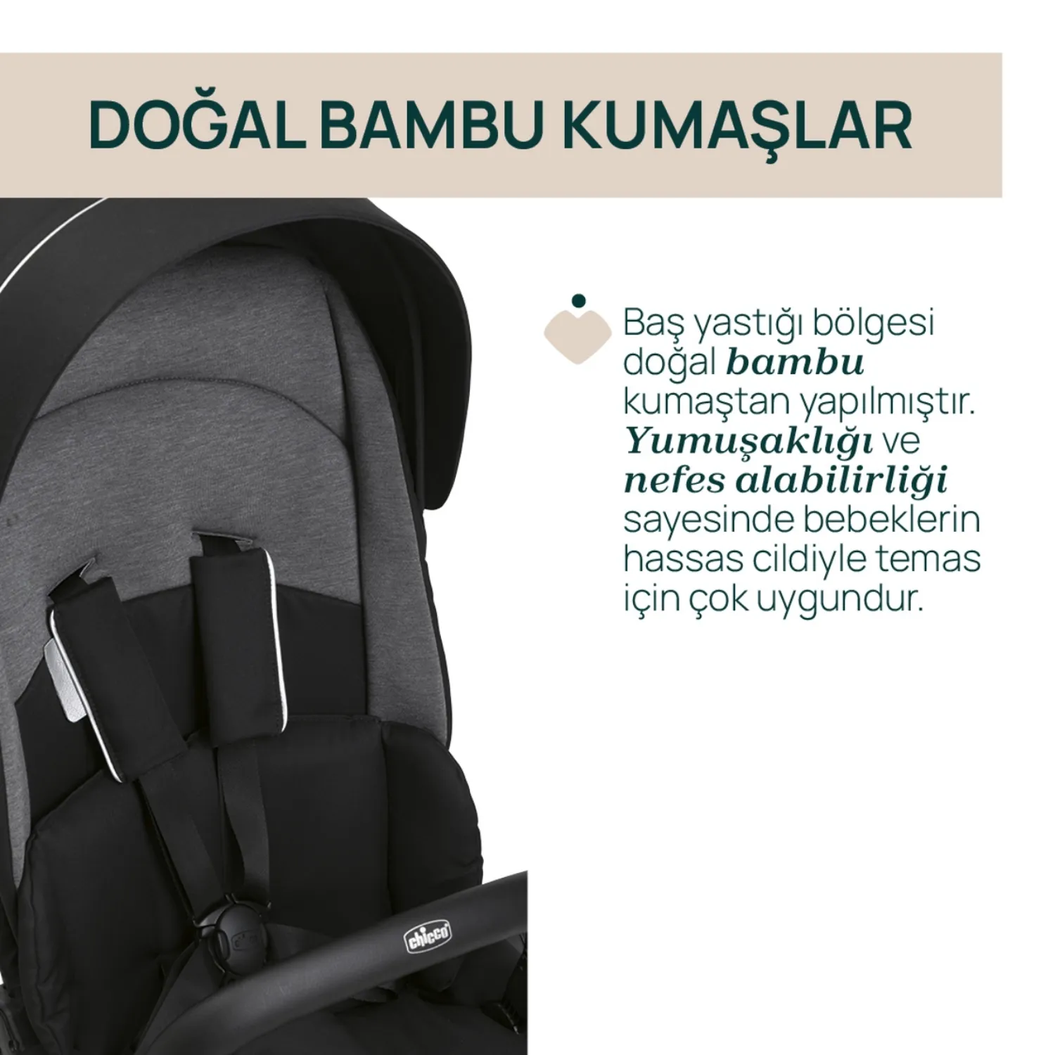 Chicco One4Ever Lounge Bebek Arabası Denim Shine