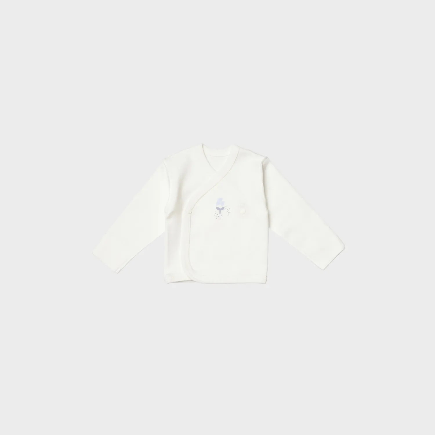 Bibaby Organik Zıbın Takımı 4lü Love Floral Ekru - Lila