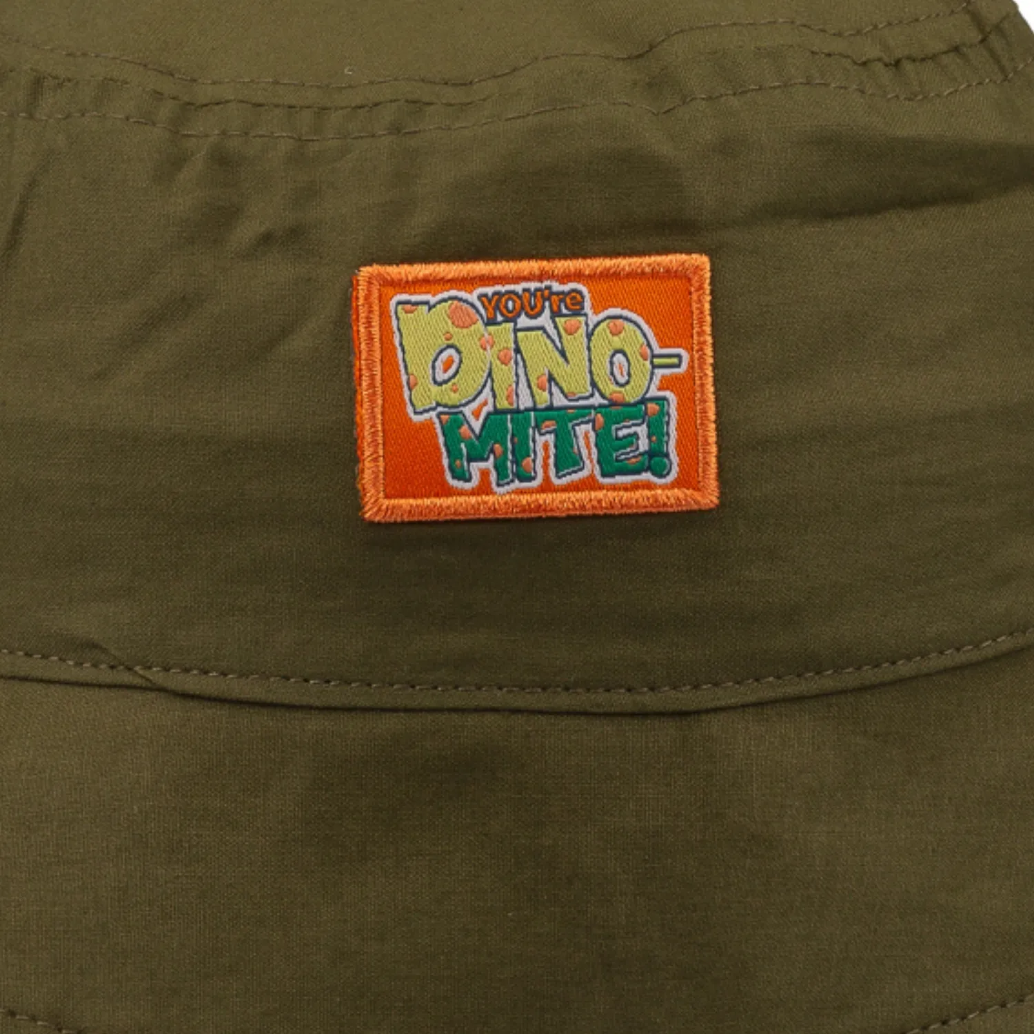 Kitti Şapka Fötr Dino Etiketli 1-3Yaş Haki Asortili