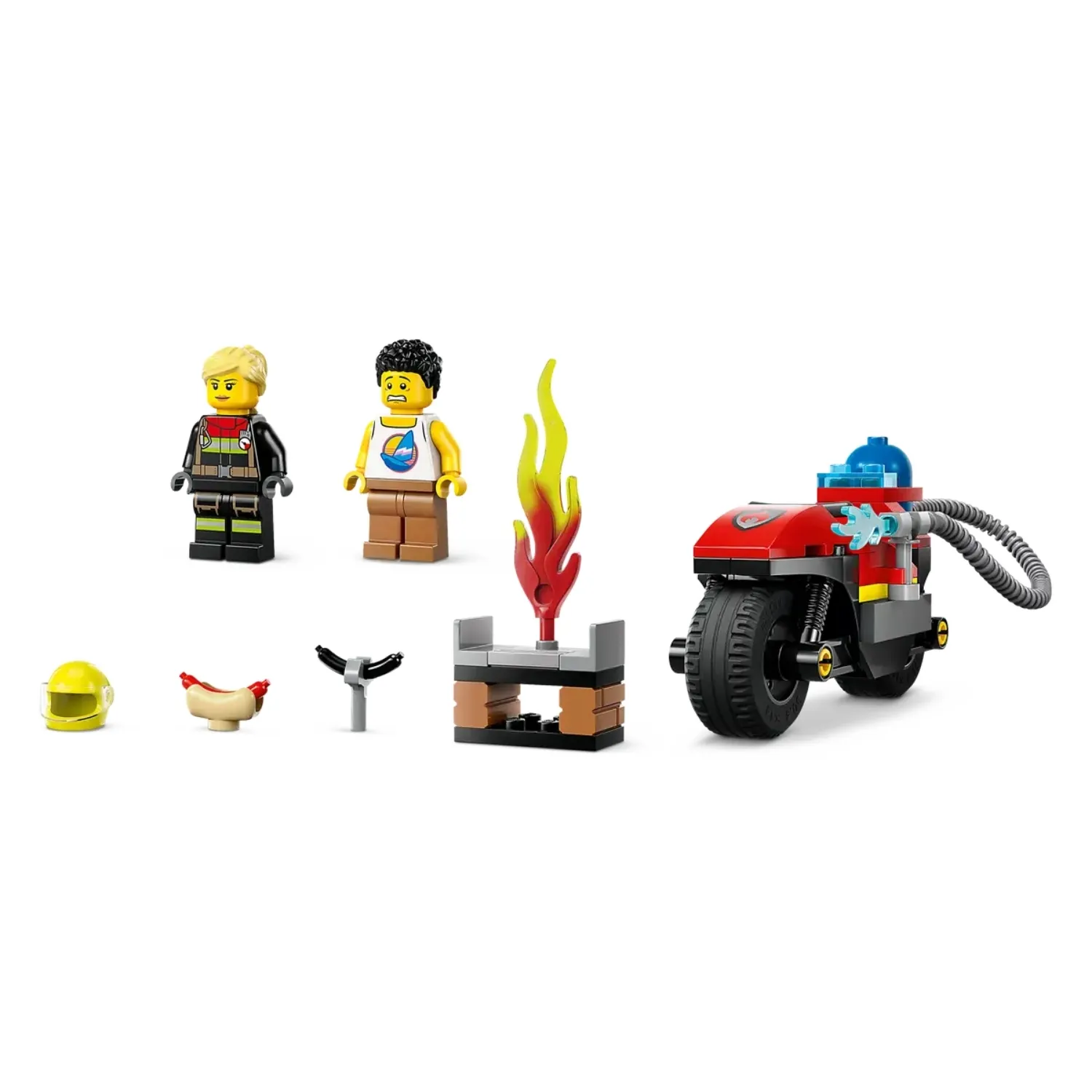 LEGO City İtfaiye Kurtarma Motosikleti 60410 