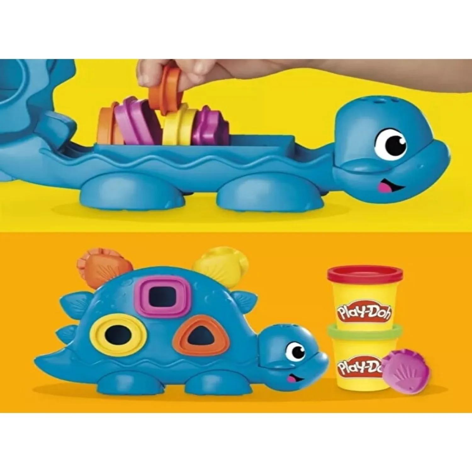 Play-Doh Shapes And Colors Dıno