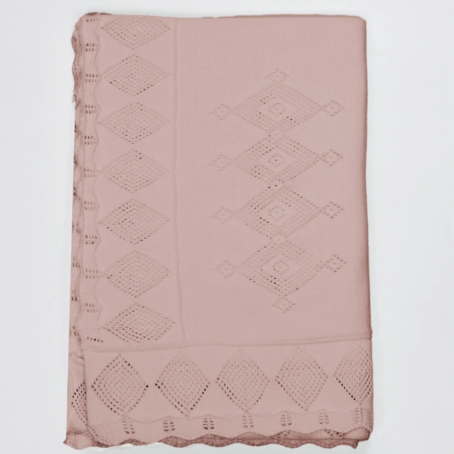 Bistyle Battaniye Triko Knitwear Colors Pembe
