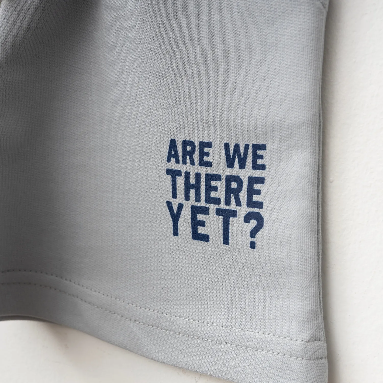 Winimo Şort Are We There Yet Baskılı Boyalı Gri