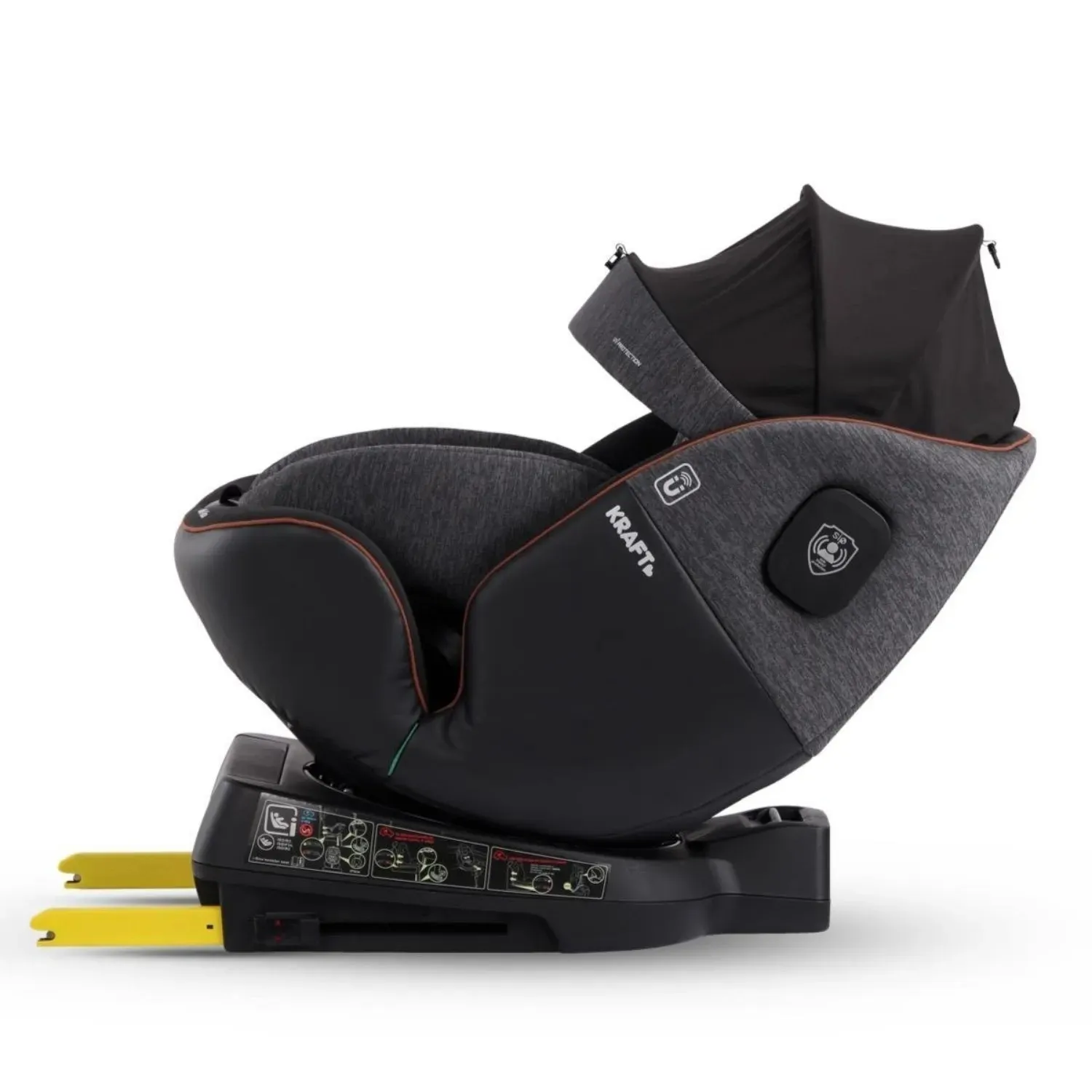Kraft Galler I-Size Oto Koltuğu 0-36 Kg Açık Gri