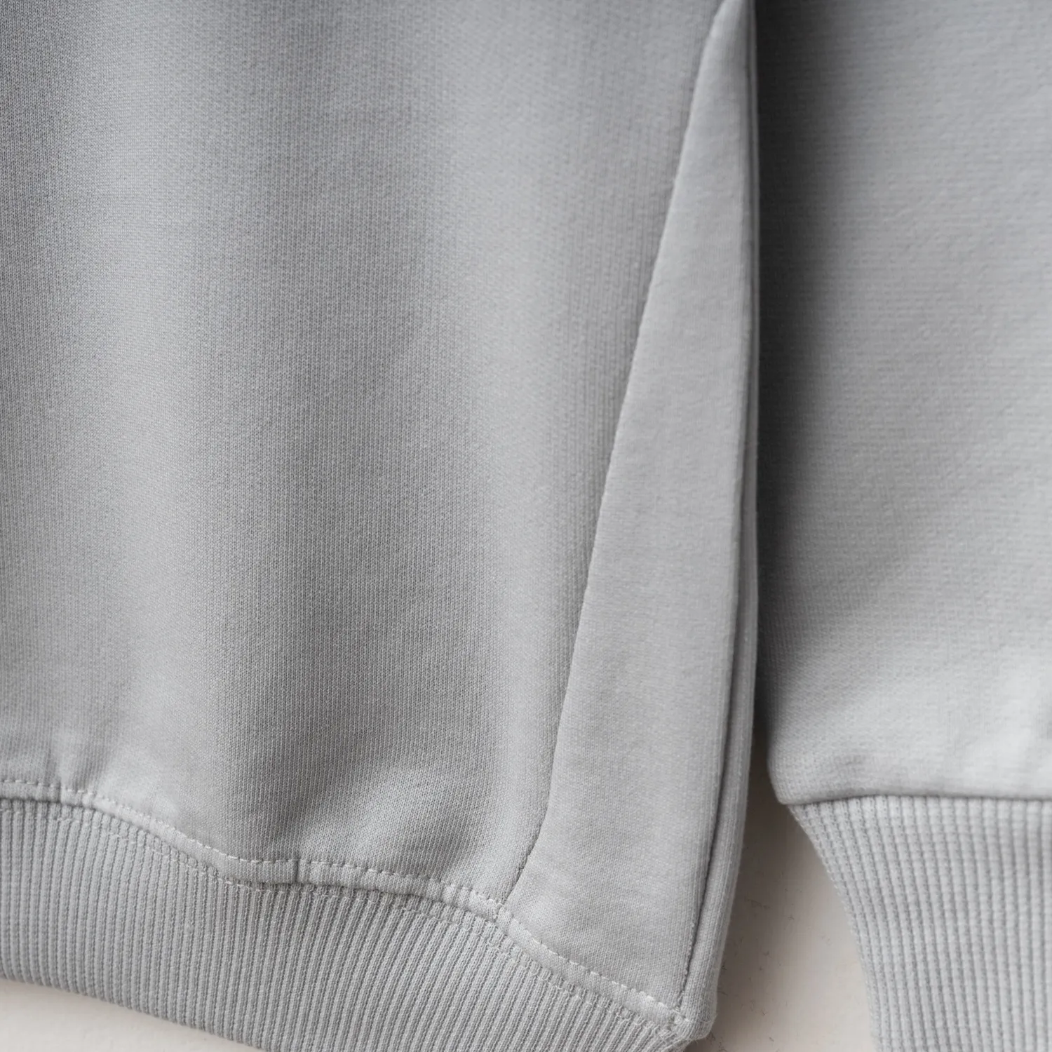 Winimo Sweatshirt Parçalı Basic Boyalı Gri