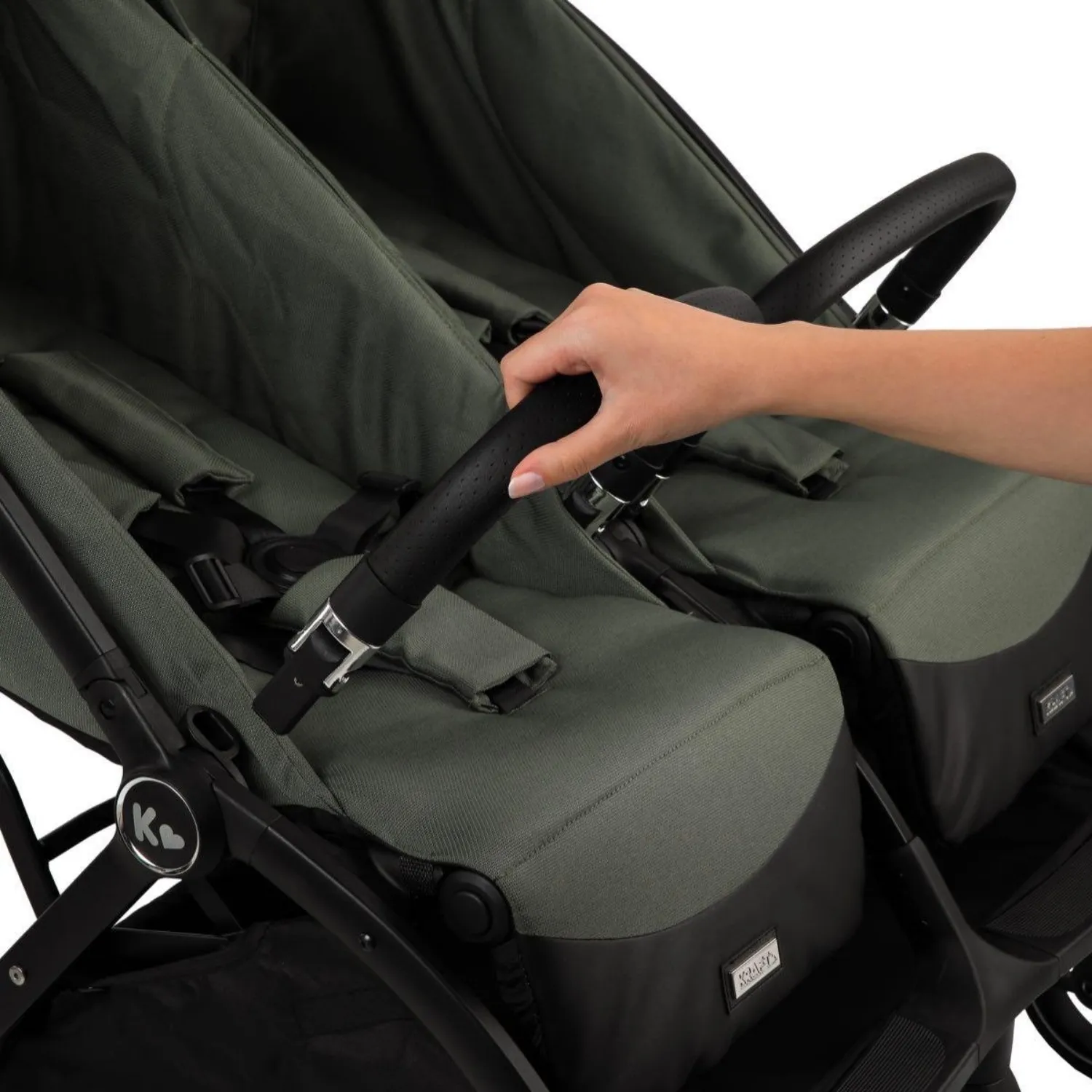 Kraft Duplo İkiz Bebek Arabası Green
