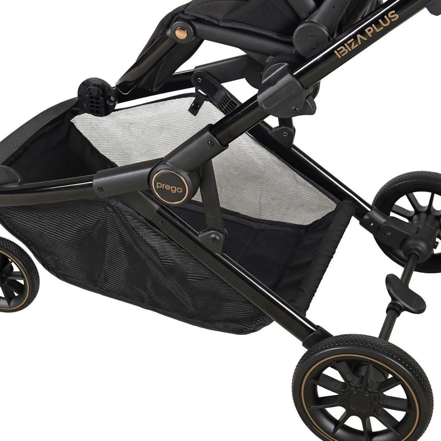 Prego 2223 Ibiza Plus Travel Sistem İkiz Bebek Arabası Siyah