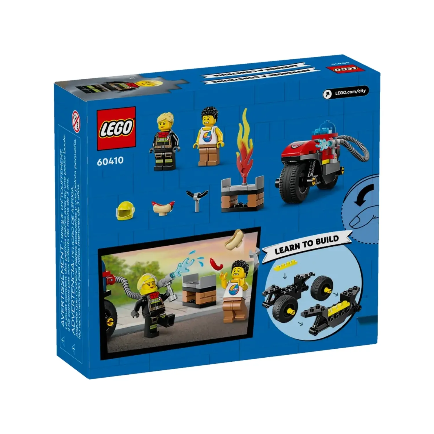 LEGO City İtfaiye Kurtarma Motosikleti 60410 