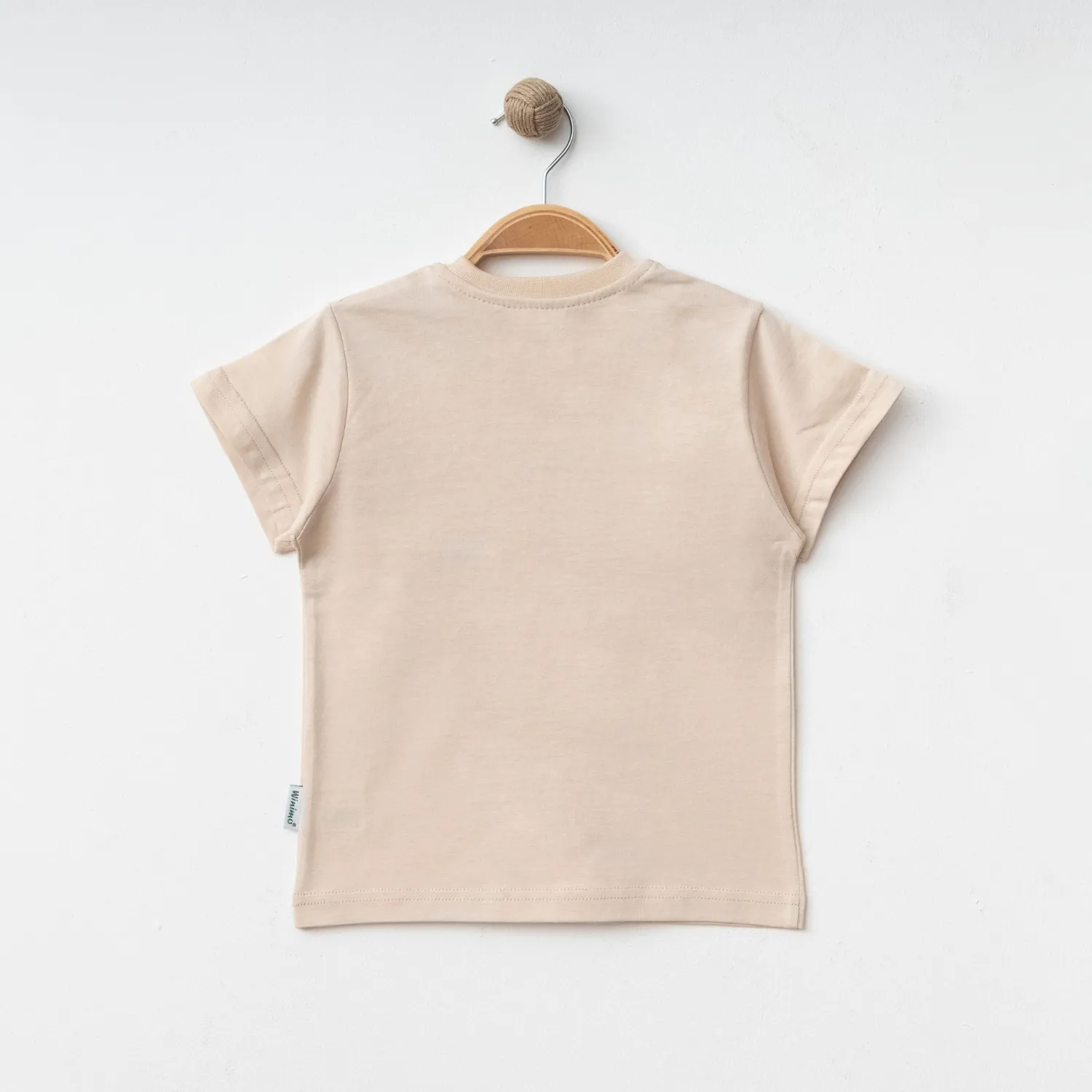 Winimo T-Shirt Çapa Baskılı Bej