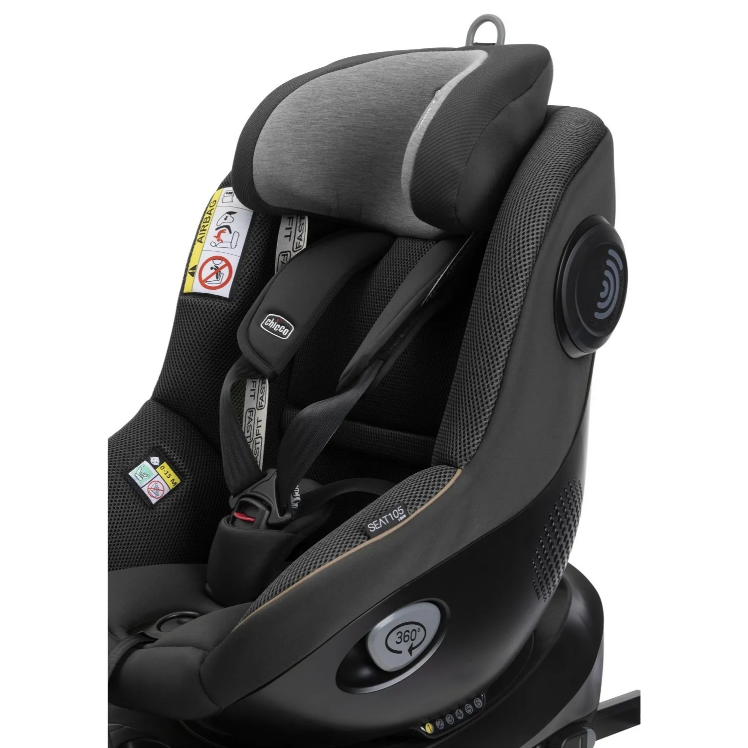 Chicco Seat 105 I-Size Oto Koltuğu 0-36 Kg Posh Black