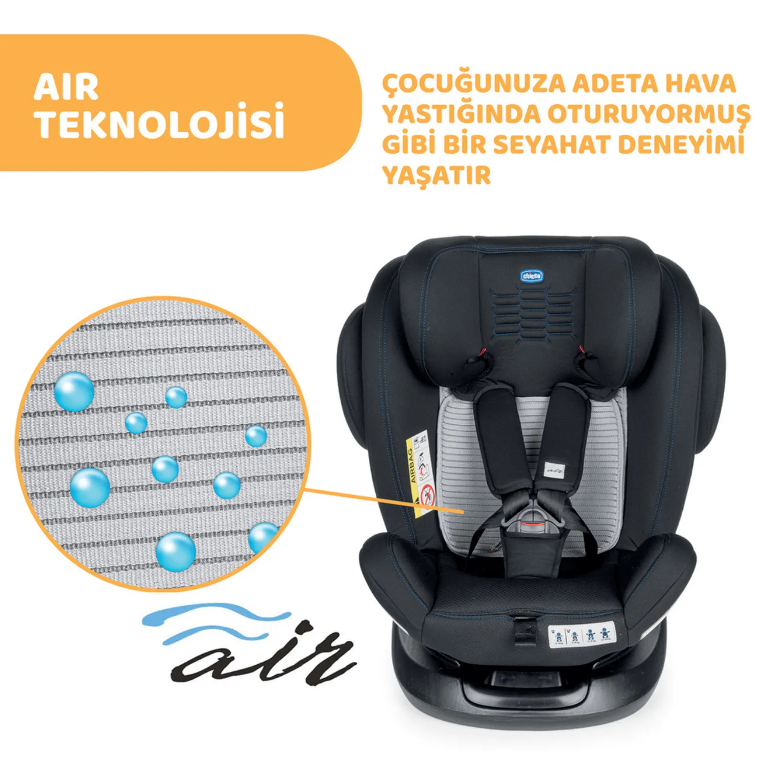 Chicco Unico Plus Baby Oto Koltuğu 0-36 Kg Black