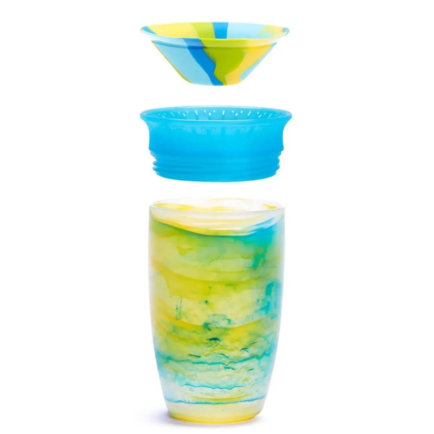 Munchkin Mucize 360° Tropical Alıştırma Bardağı 12ay+ 296ml Mavi