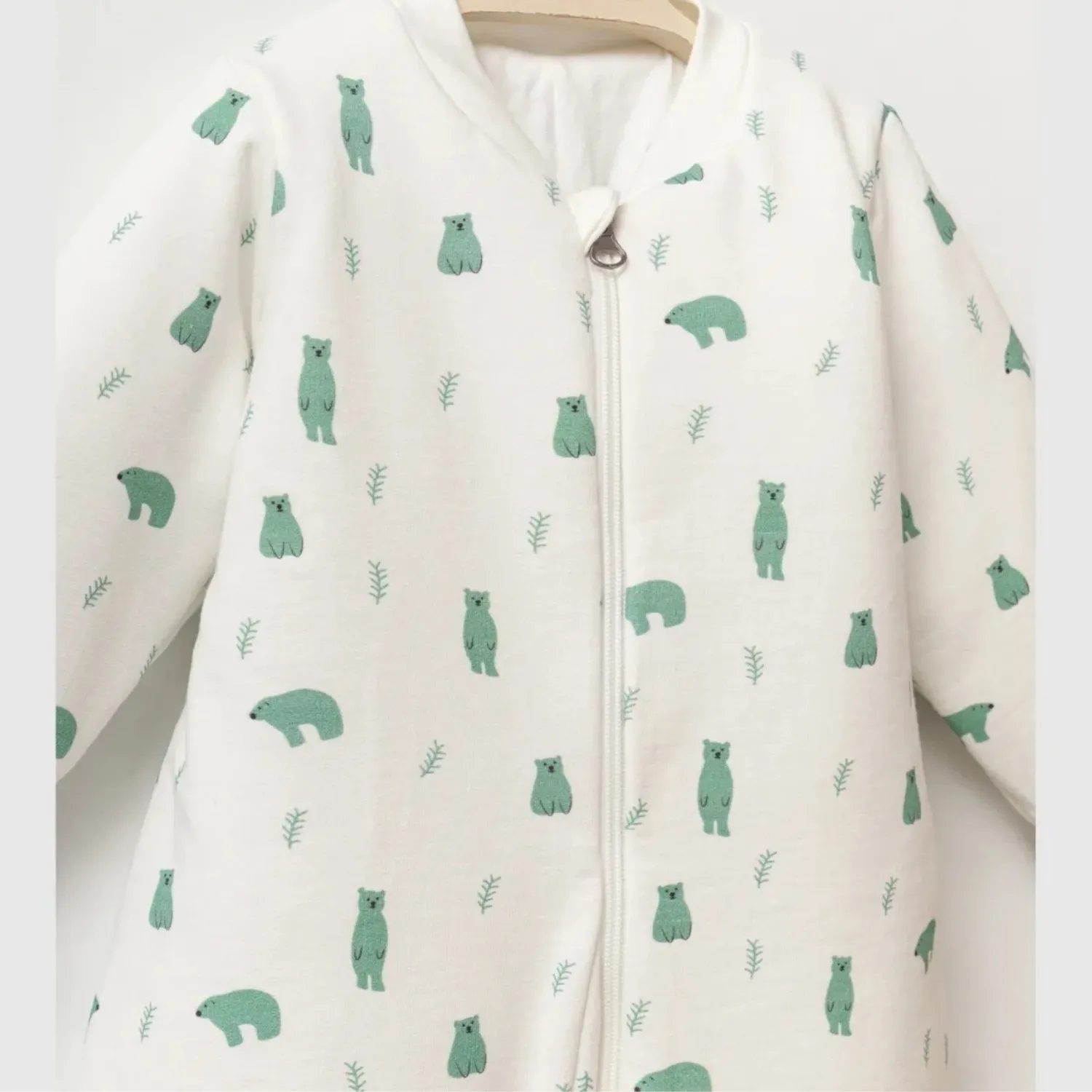 Moi Noi Uyku Tulumu Çoraplı 2,5 Tog Yeşil Ayıcık