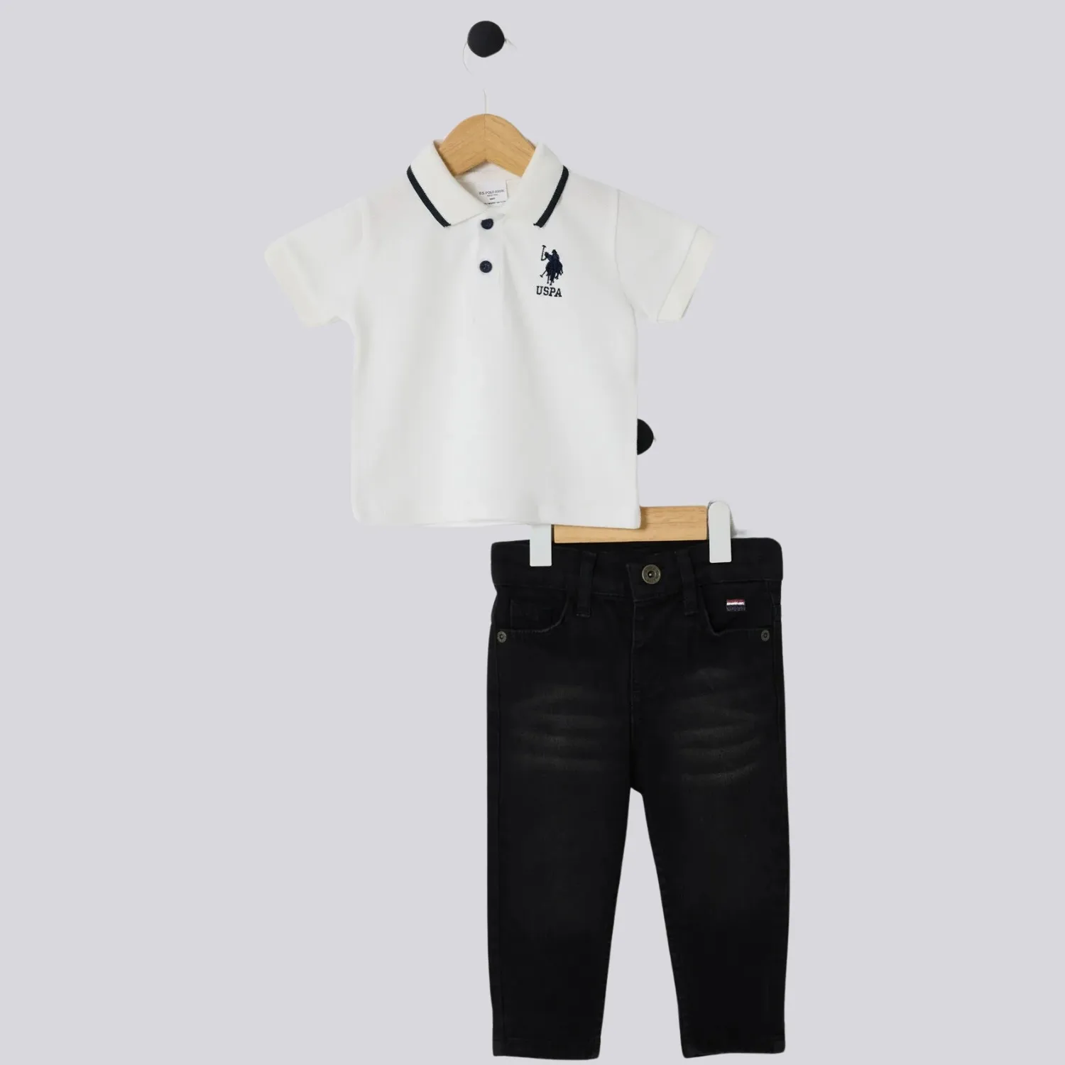 U.S. Polo 2li Takım T-Shirt Pike Beyaz