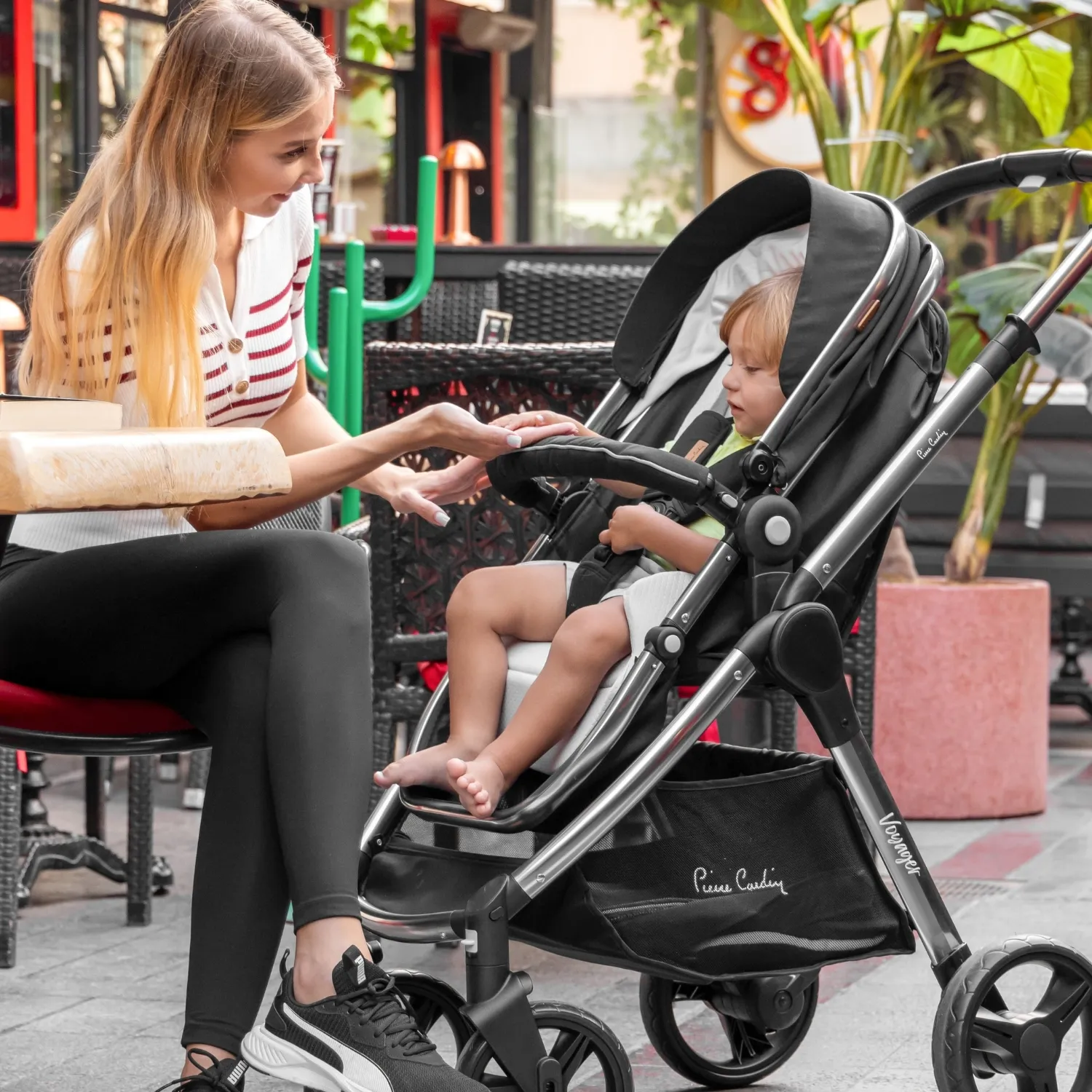 Pierre Cardin Voyager Travel Sistem Bebek Arabası Siyah