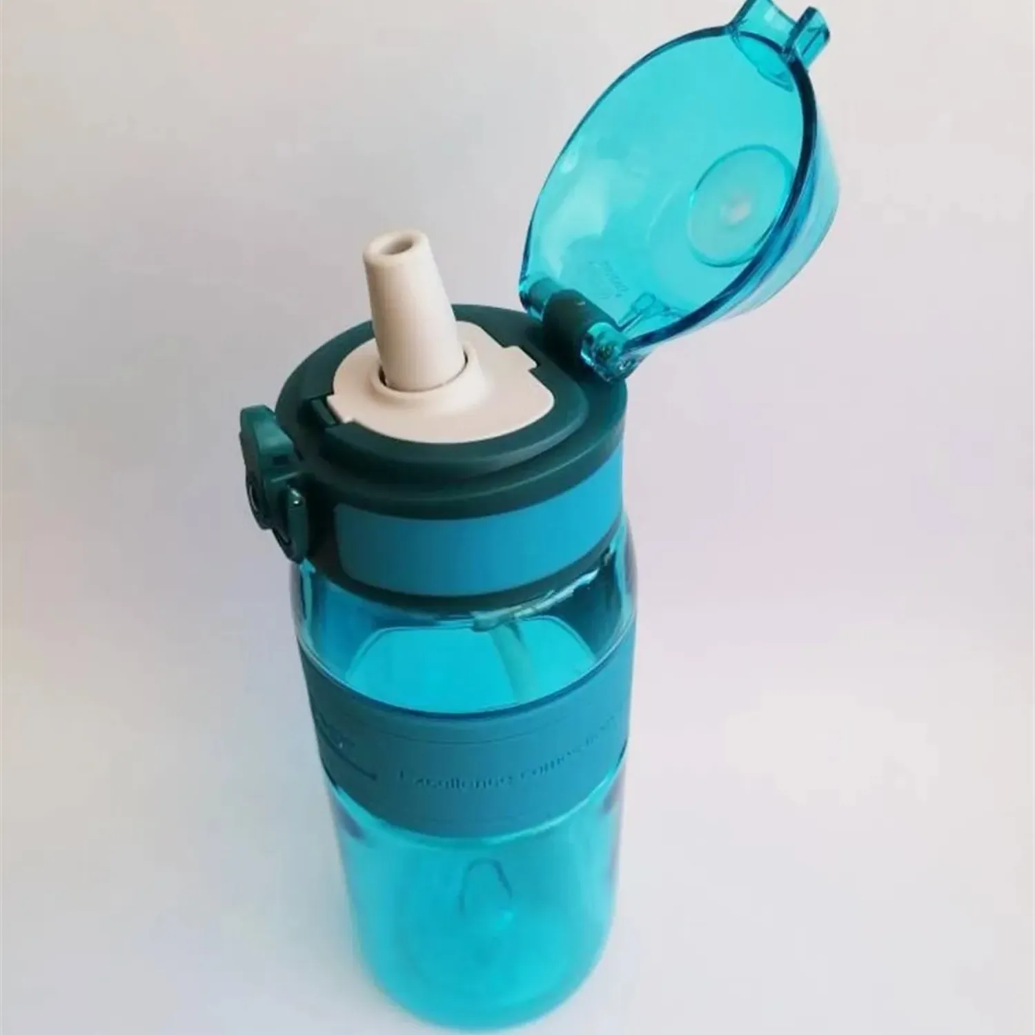 Uzspace Tritan Pipetli Suluk 600 ml Mavi