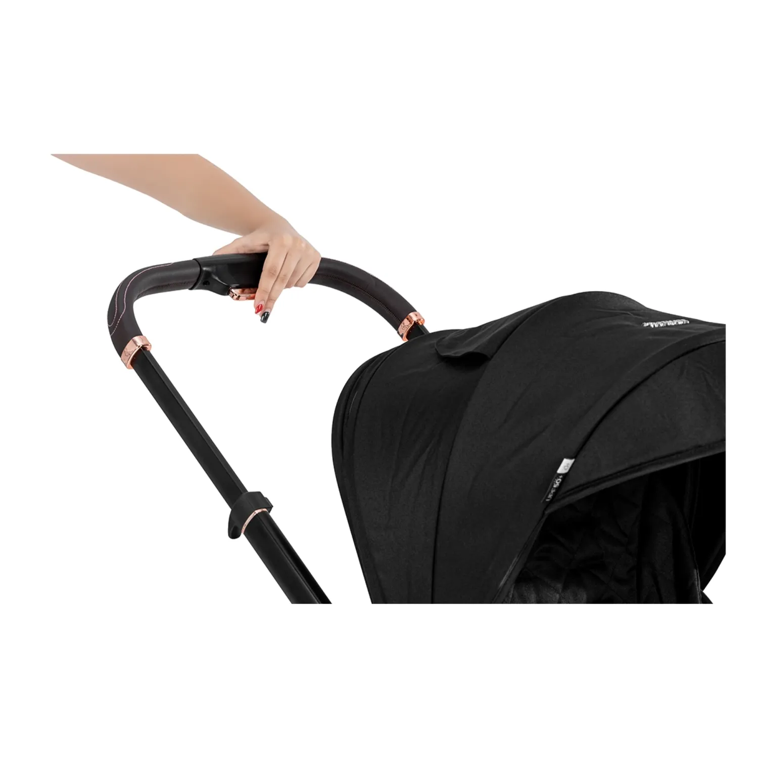 Kanz X-Go Ultimate Travel Sistem Bebek Arabası Rose Gold Siyah
