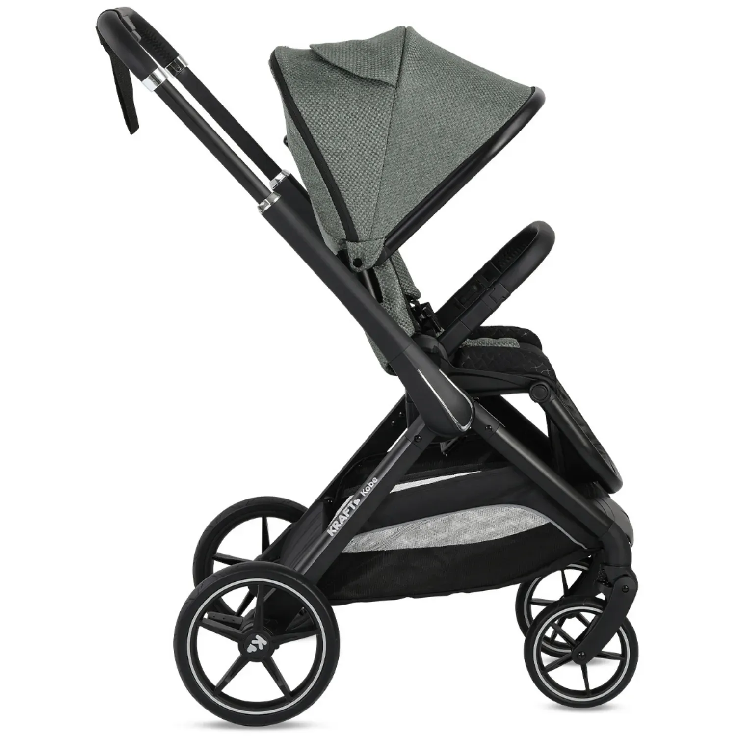 Kraft Kobe Capsule Travel Sistem Bebek Arabası Black Green