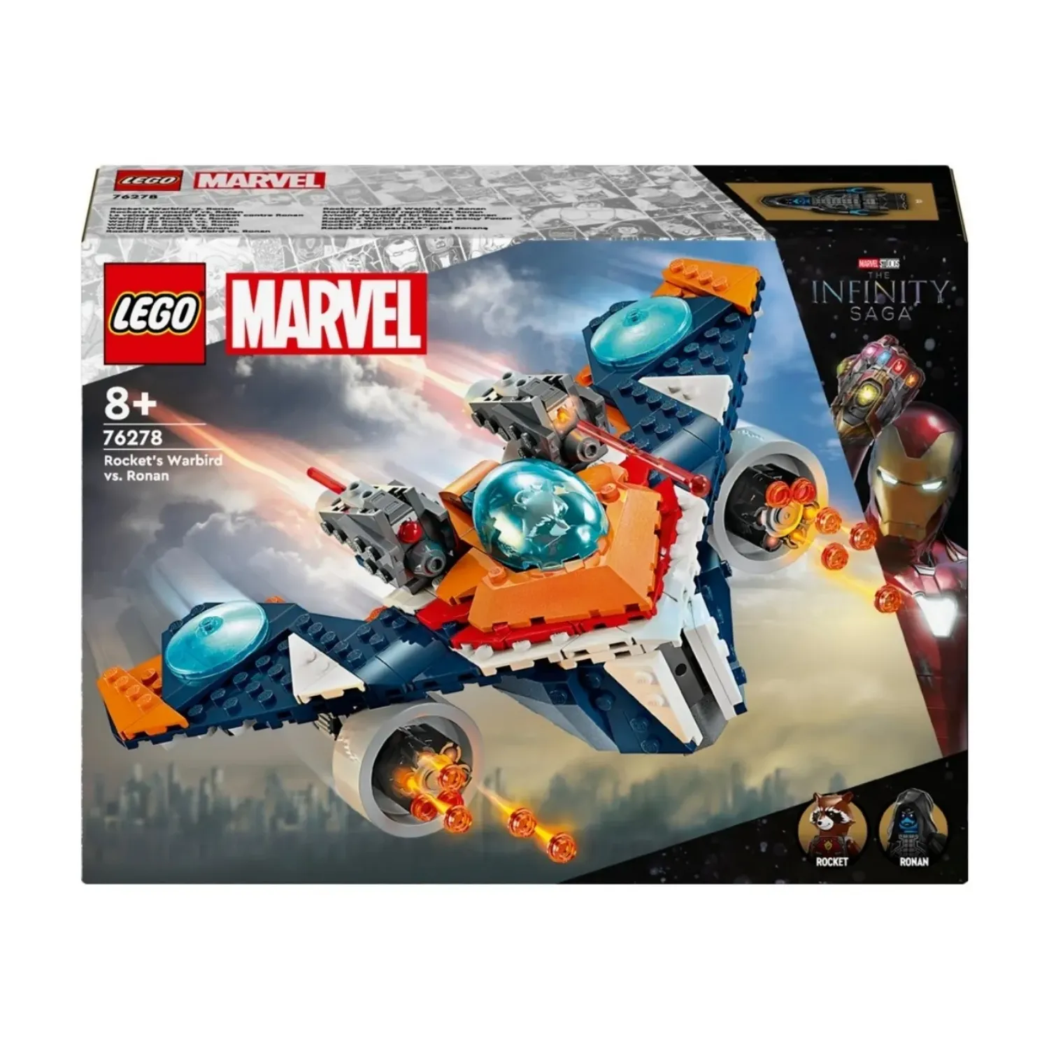 LEGO® Marvel Rocket'in Warbird Aracı Ronan'a Karşı 76278