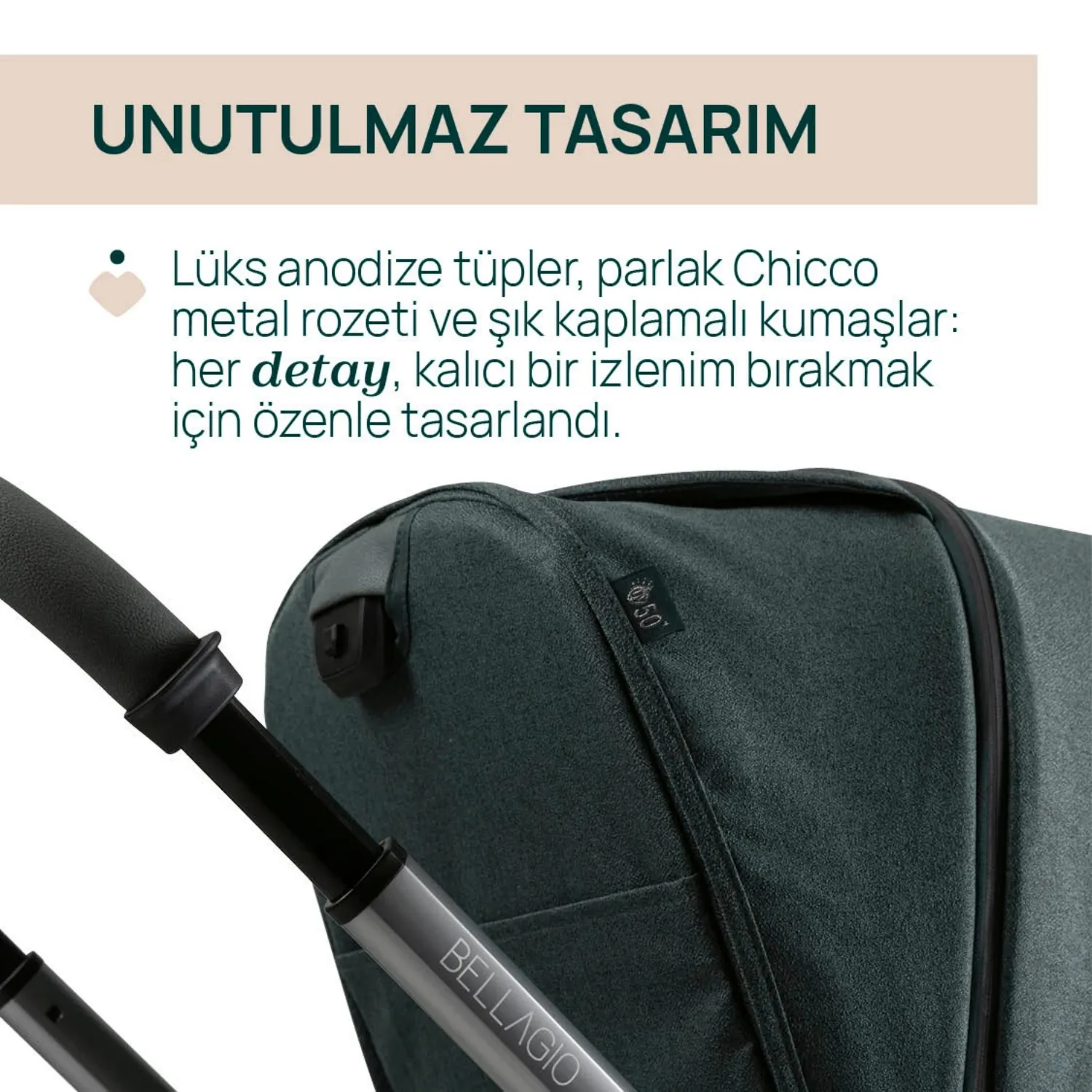 Chicco Bellagio Bebek Arabası Fir Tree