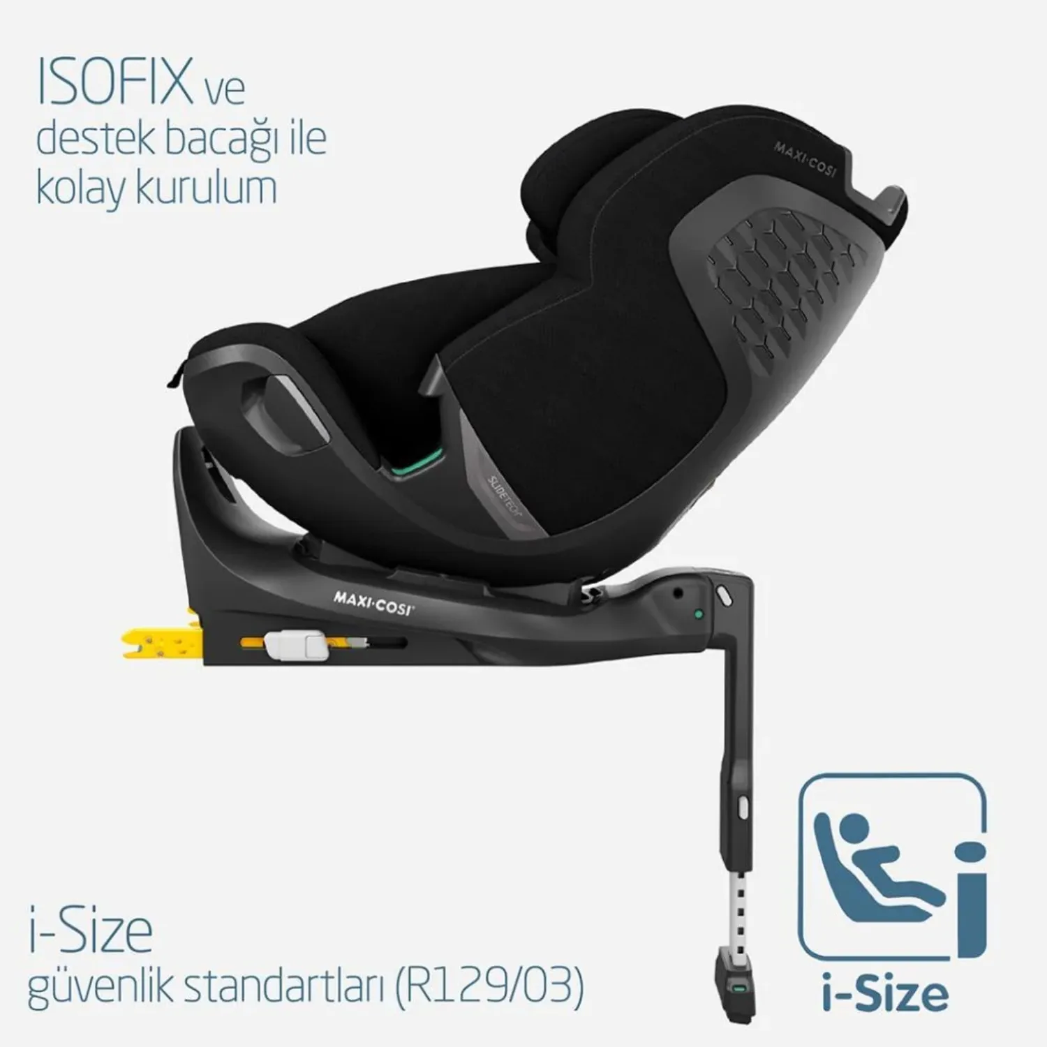 Maxi Cosi Emerald 360 Pro Slidetech Oto Koltuğu 0-36 Kg Authentic Black